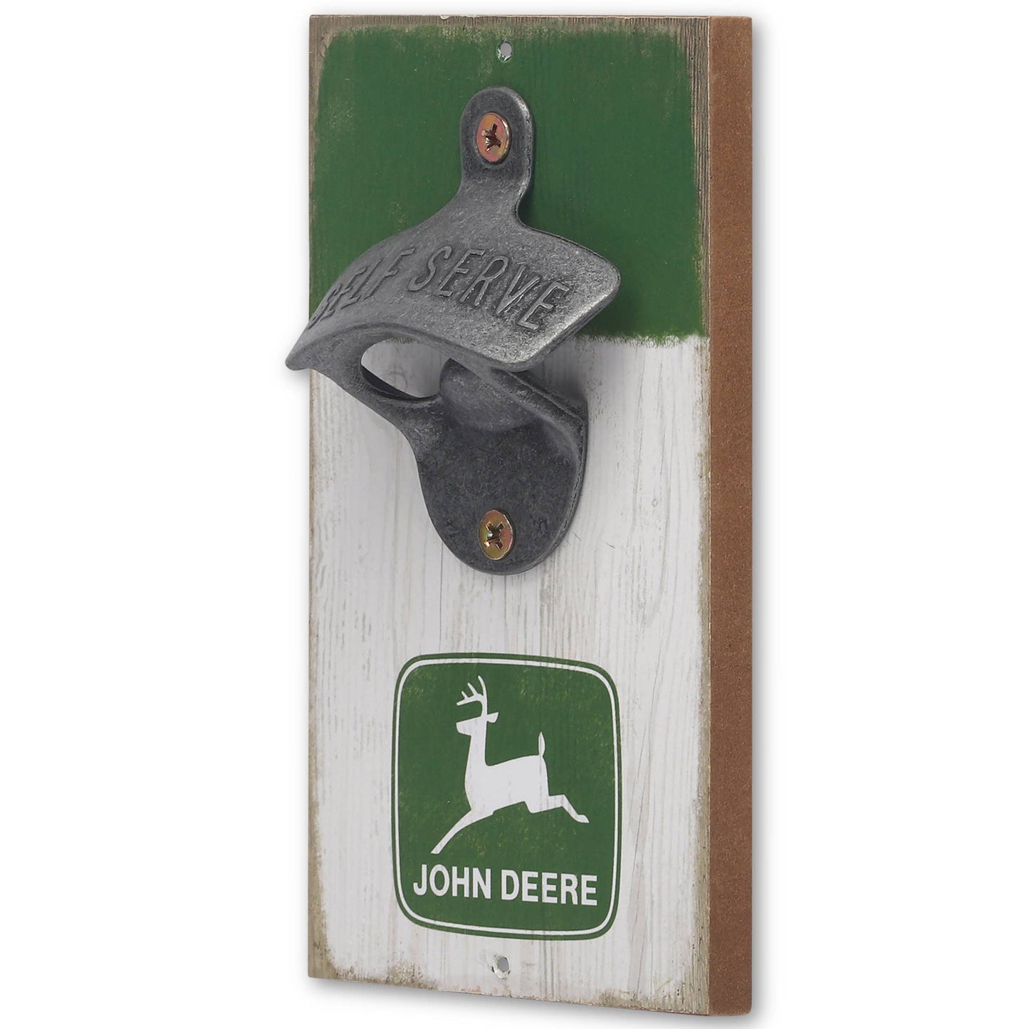 John Deere Logo Wall Bottle Opener