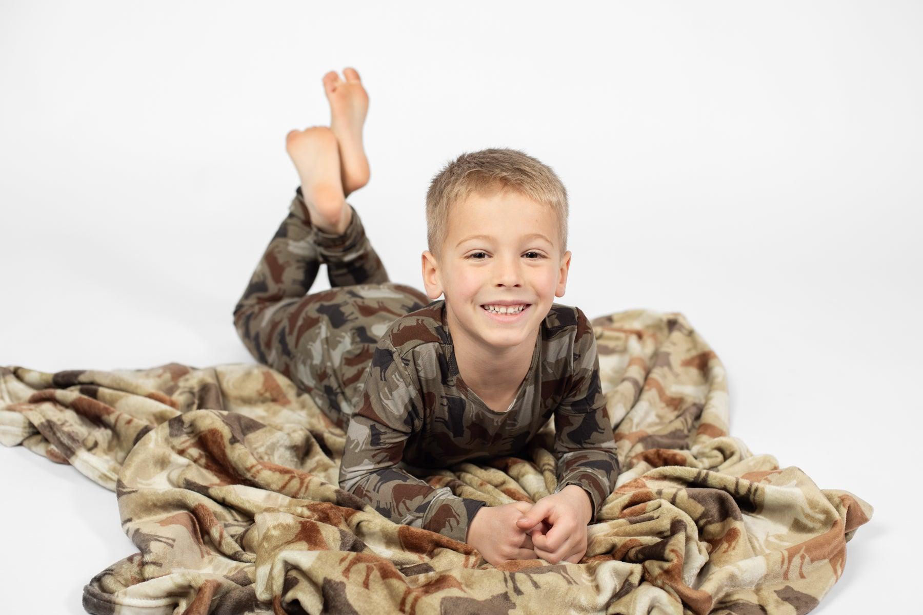 Cow Camo™ Toddler/Youth Bamboo Pajama Set - American Farm Company