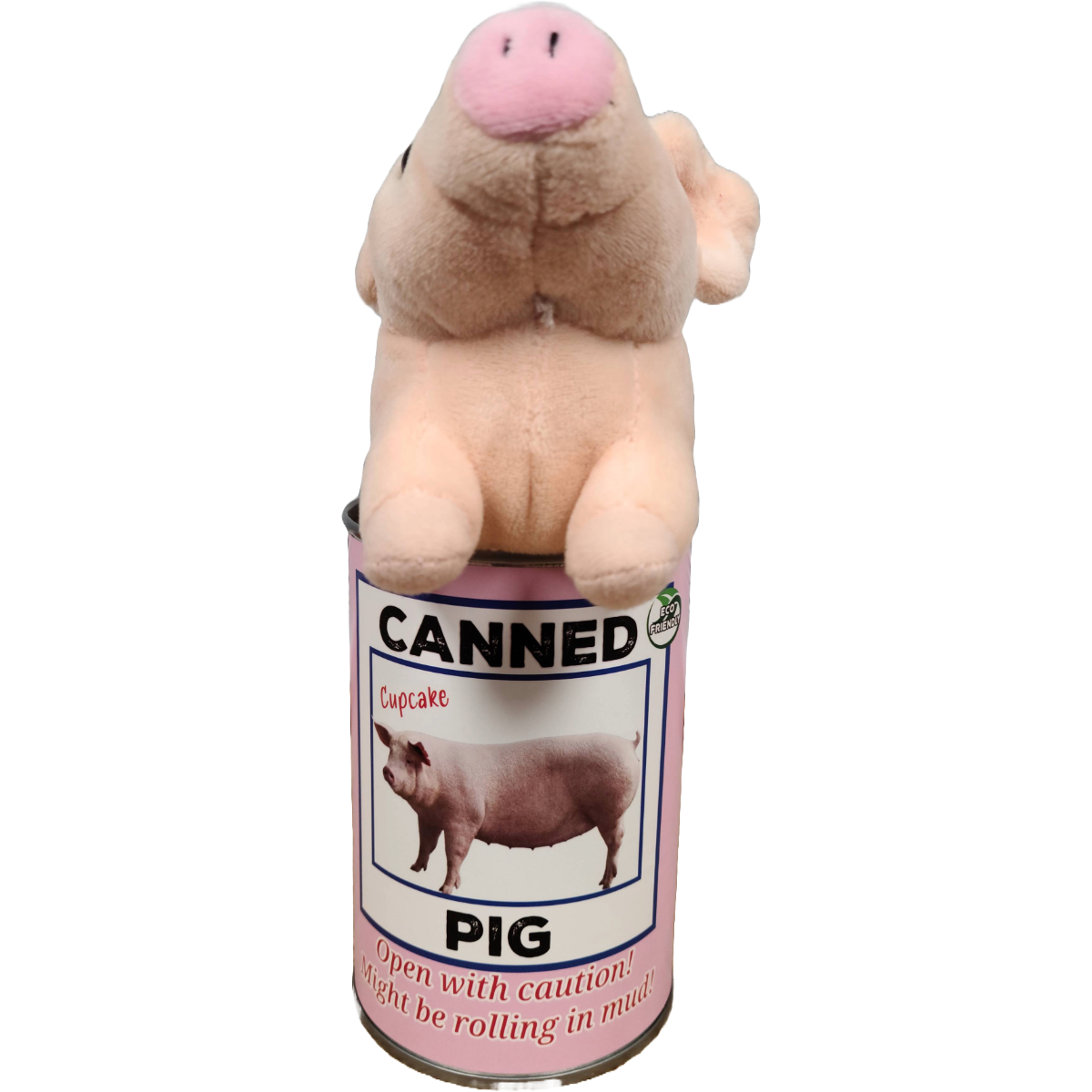 Canned Pig | Plush w/ Jokes
