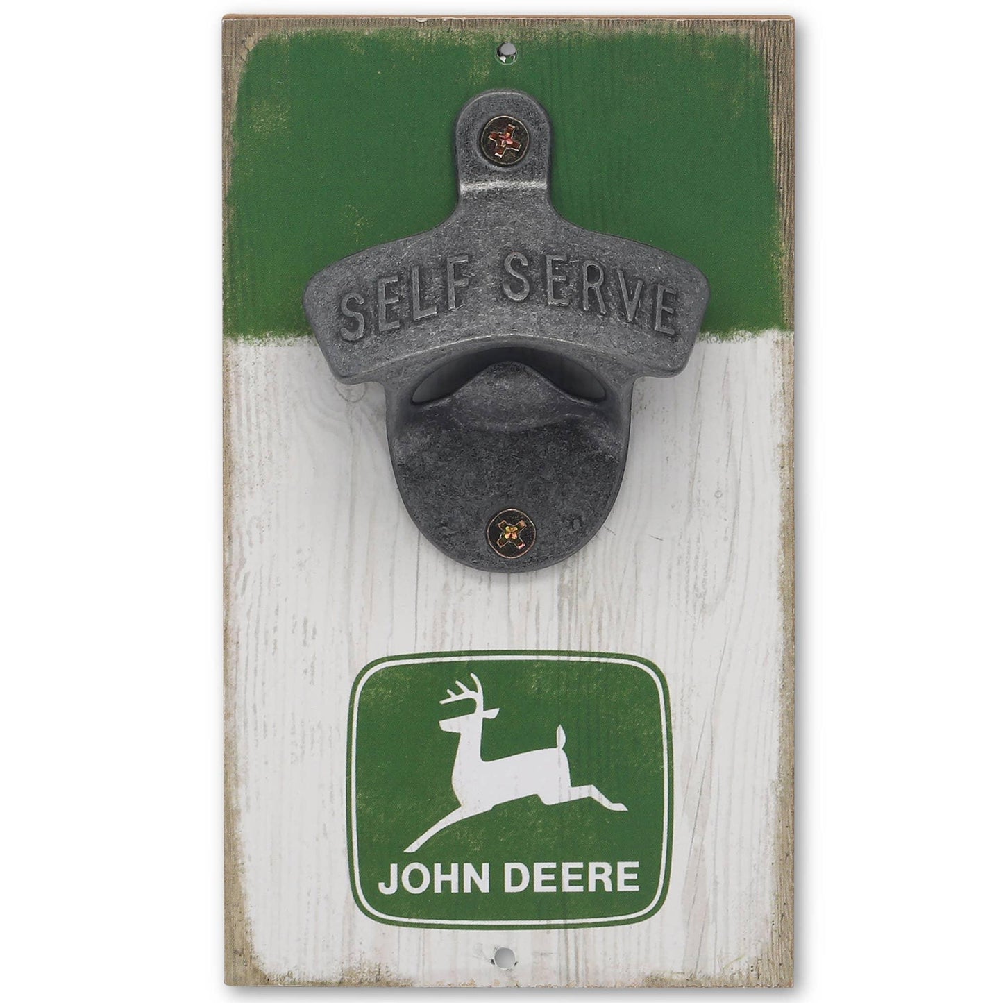 John Deere Logo Wall Bottle Opener