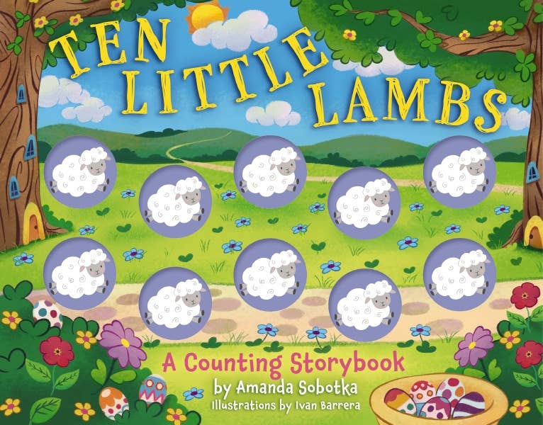 Ten Little Lambs Board Book