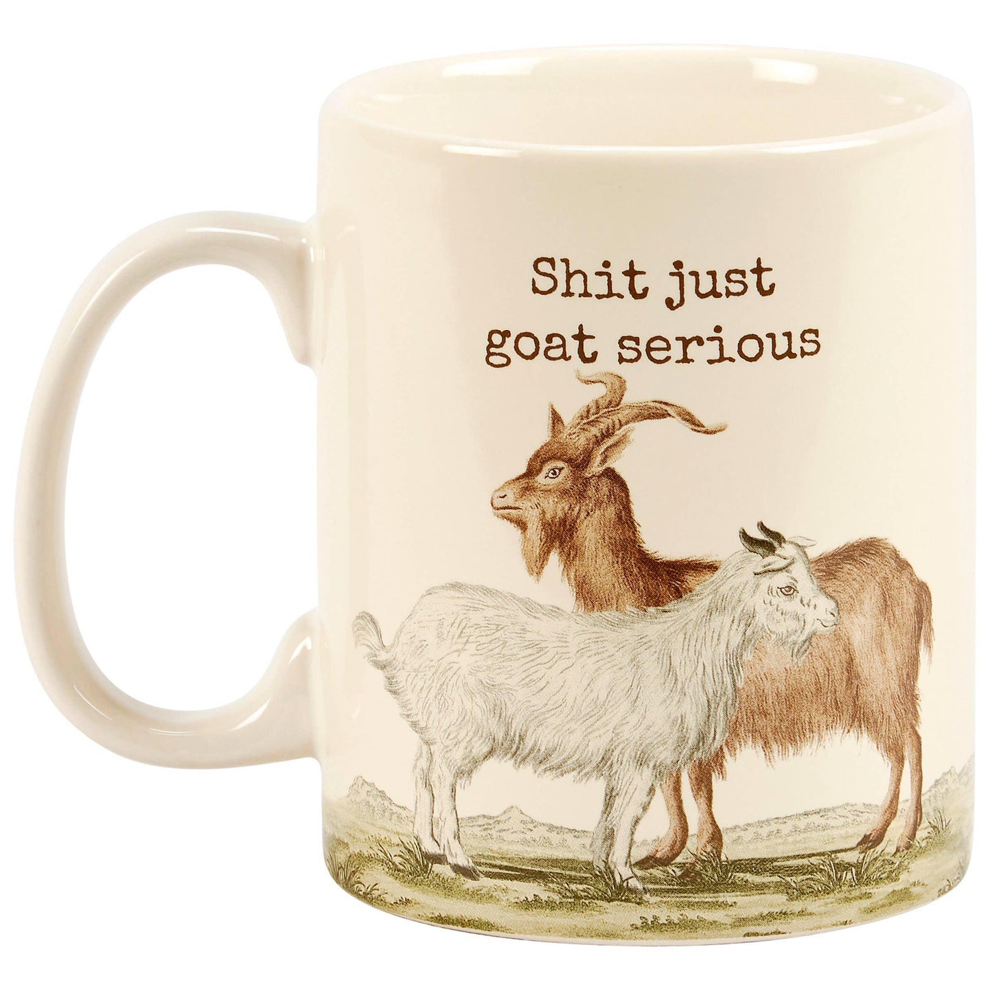 'Shit Just Goat Serious' Mug - American Farm Company