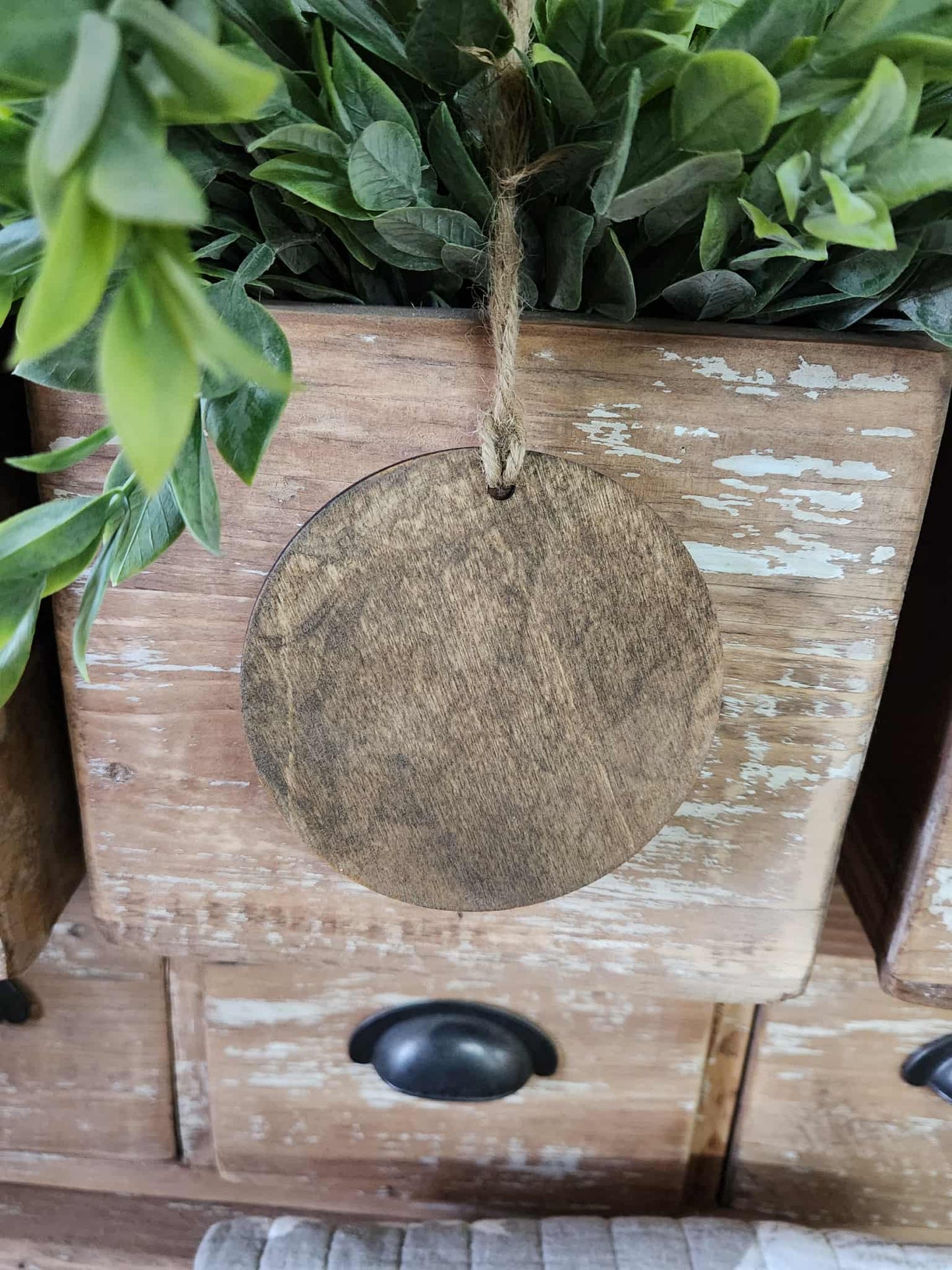 Nativity Scene Wooden Ornament