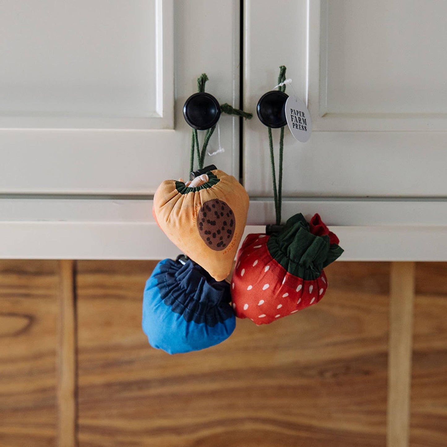 Strawberry Foldable Market Tote Bag