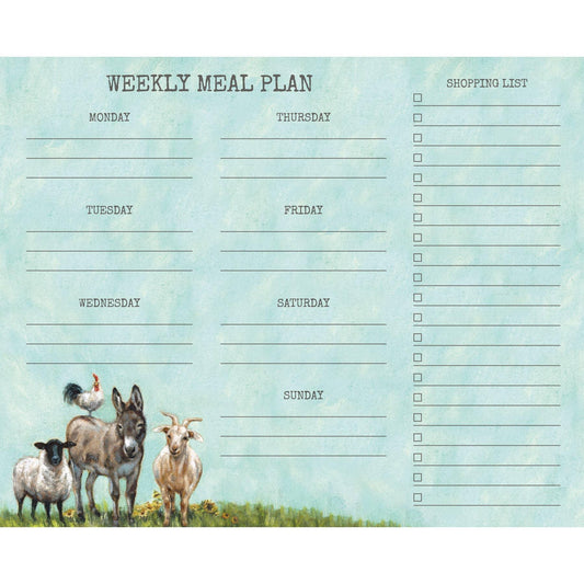 Weekly Meal Plan Notepad - American Farm Company