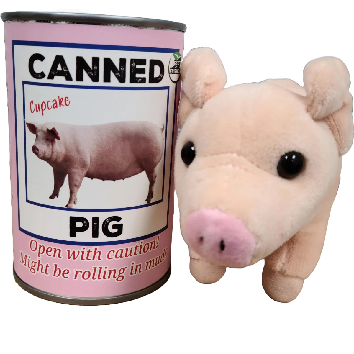 Canned Pig | Plush w/ Jokes