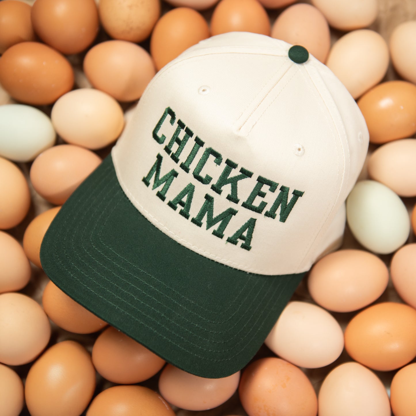 'Chicken Mama' Embroidered Trucker Hat