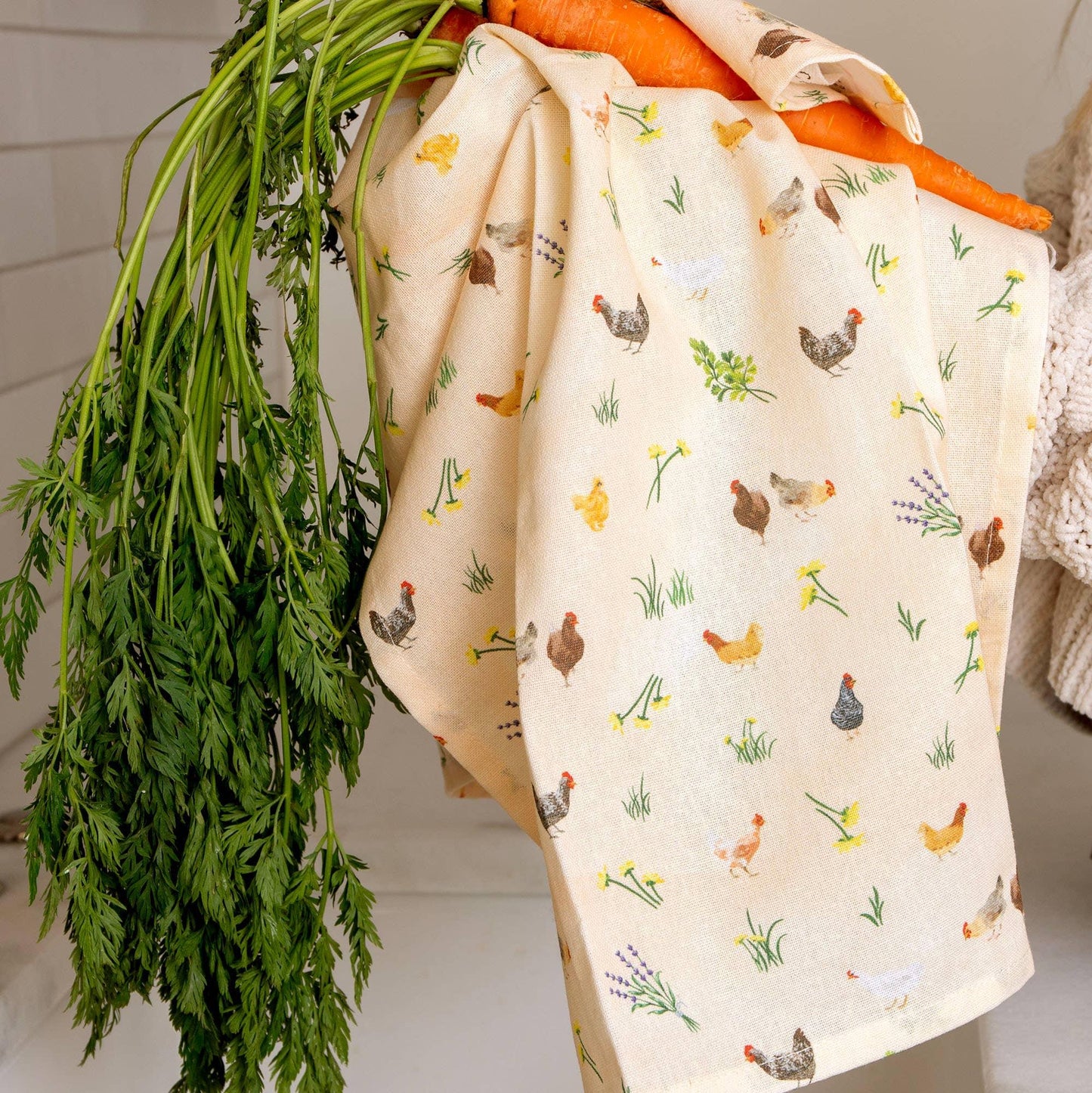 Chicken Meadows Kitchen Towel - American Farm Company