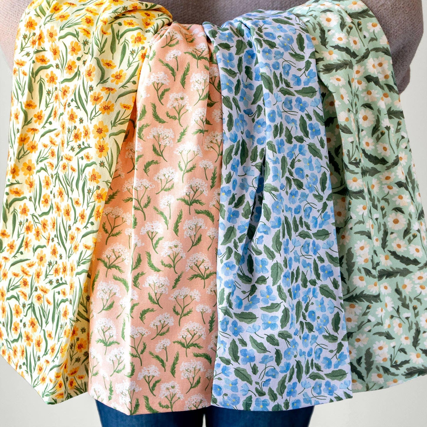 Roadside Blooms Floral Kitchen Towel - Set of 4 - American Farm Company