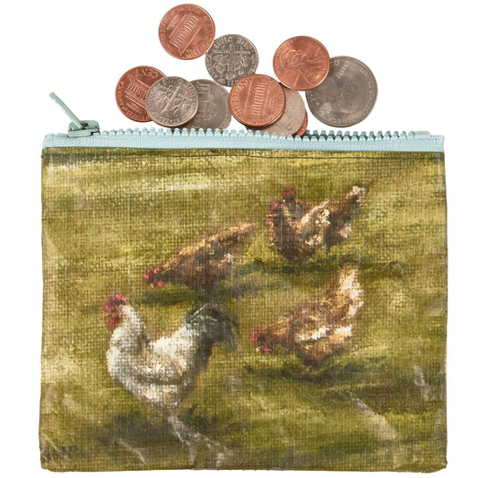 Chickens Zipper Wallet - American Farm Company
