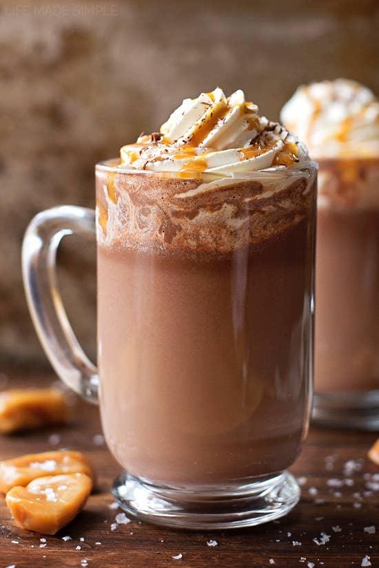 Salted Caramel Hot Chocolate 8 Oz