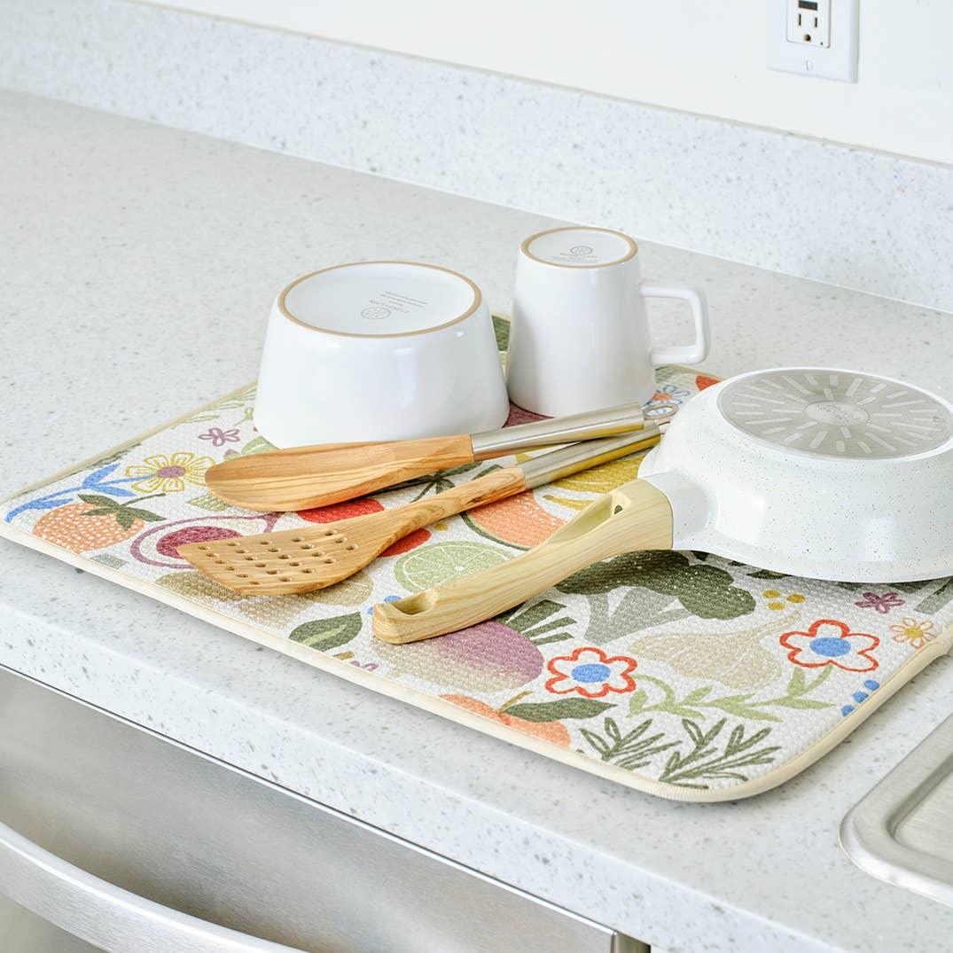Farm Stand Dish Drying Mats - Set of 2