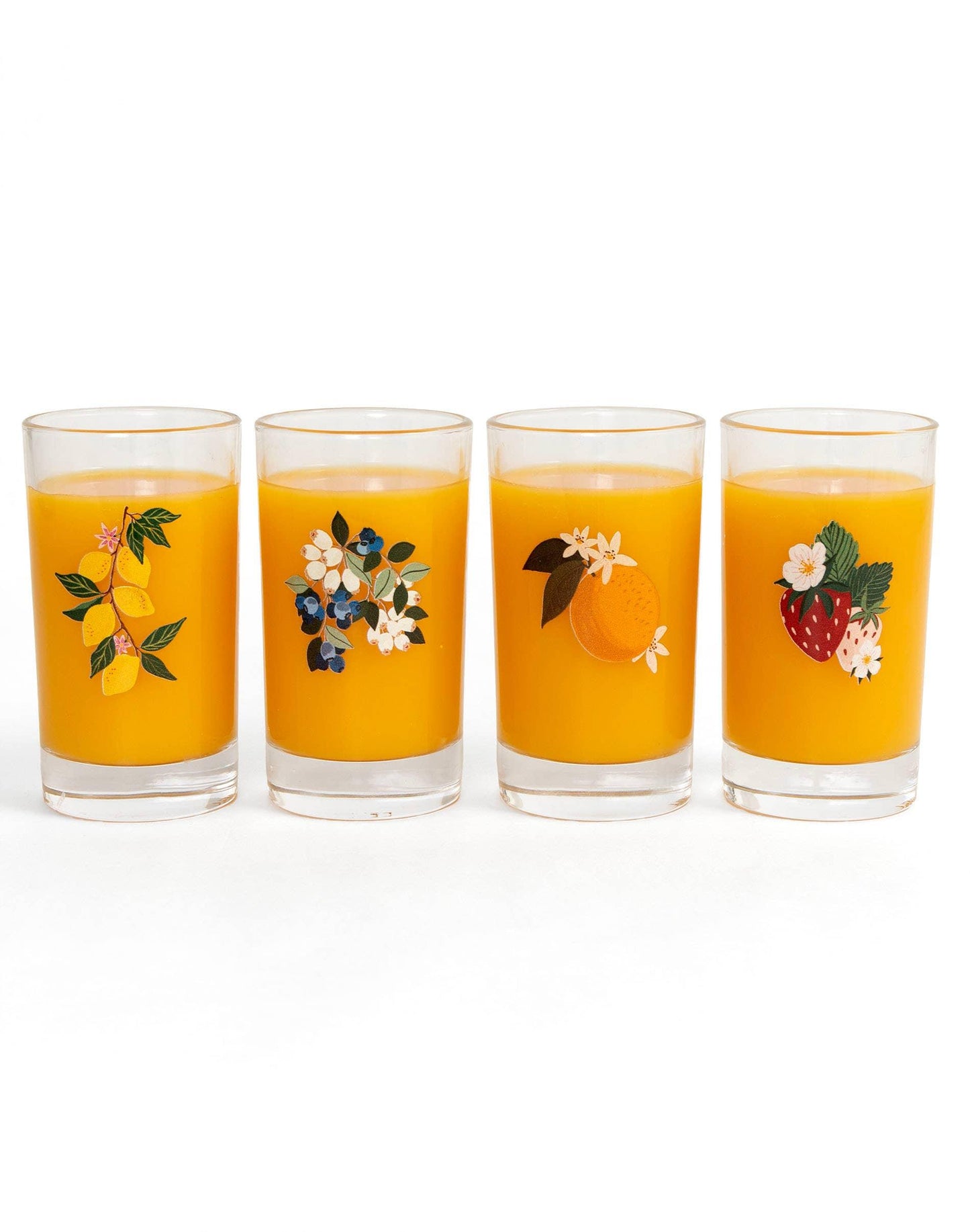 Berry & Citrus Mini Juice Glass Set - American Farm Company
