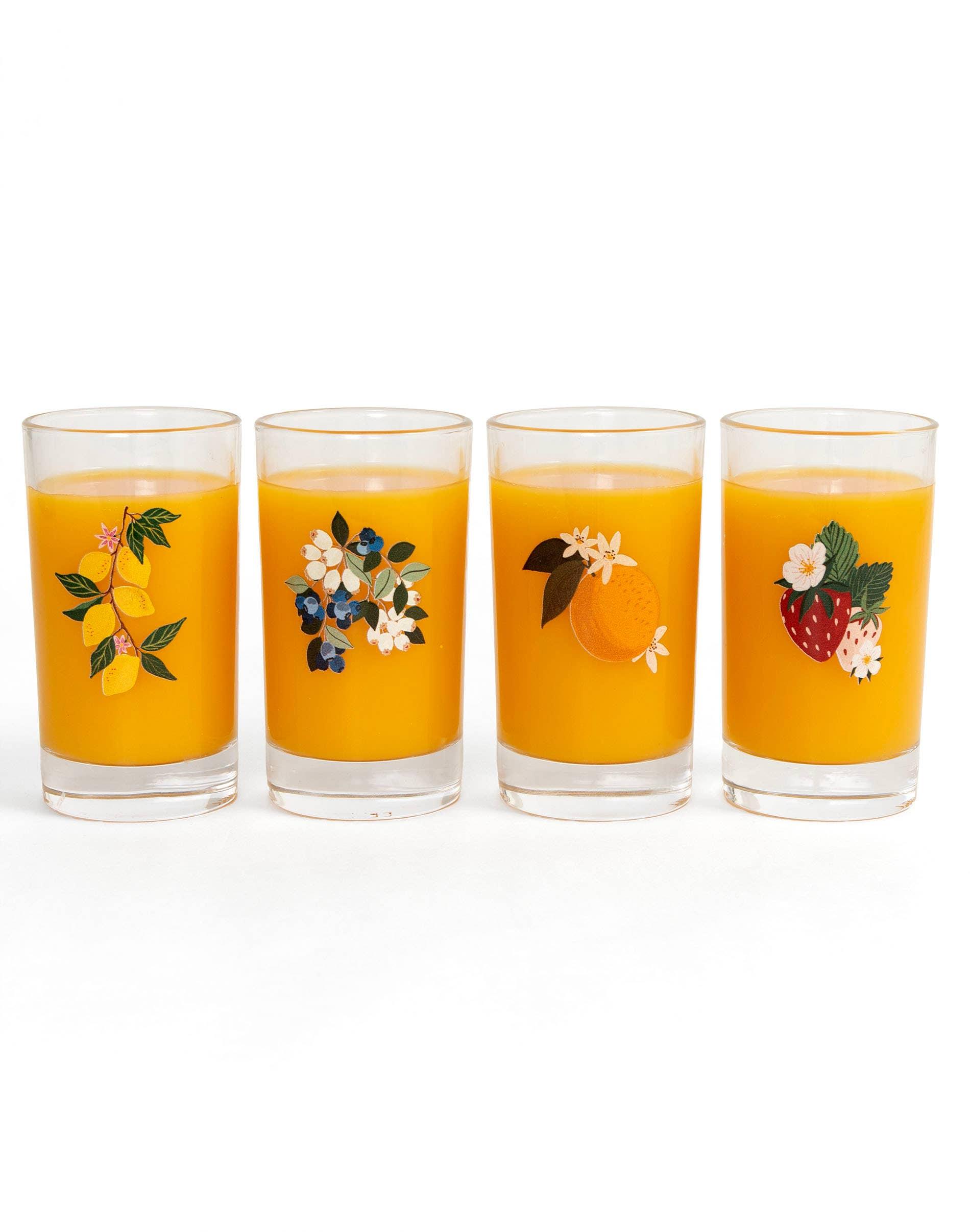 Berry & Citrus Mini Juice Glass Set - American Farm Company