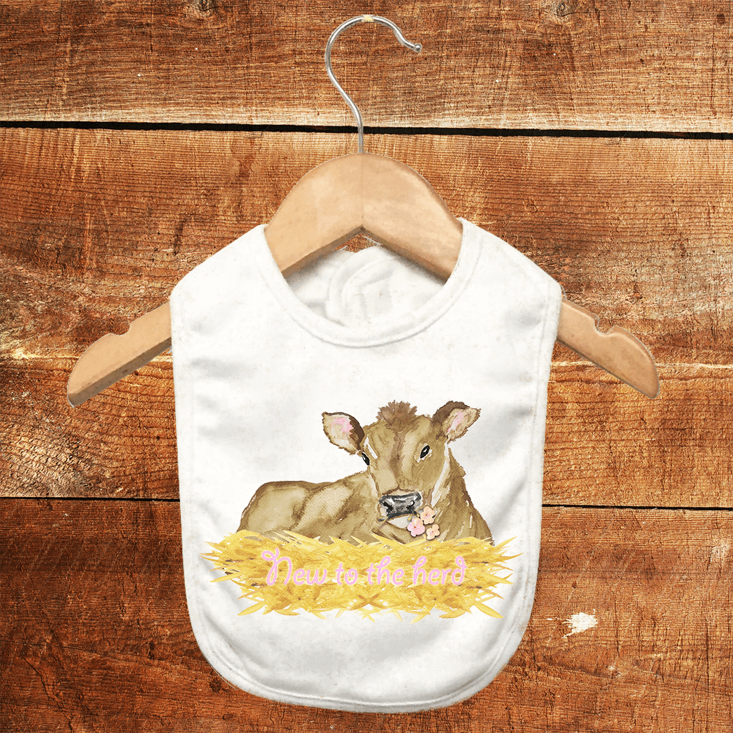 'New to the Herd' Baby Bib