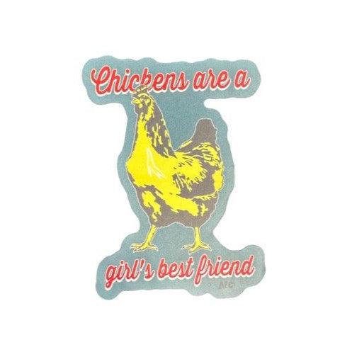 ‘Chicken’s are a Girl’s Best Friend’ Sticker - American Farm Company