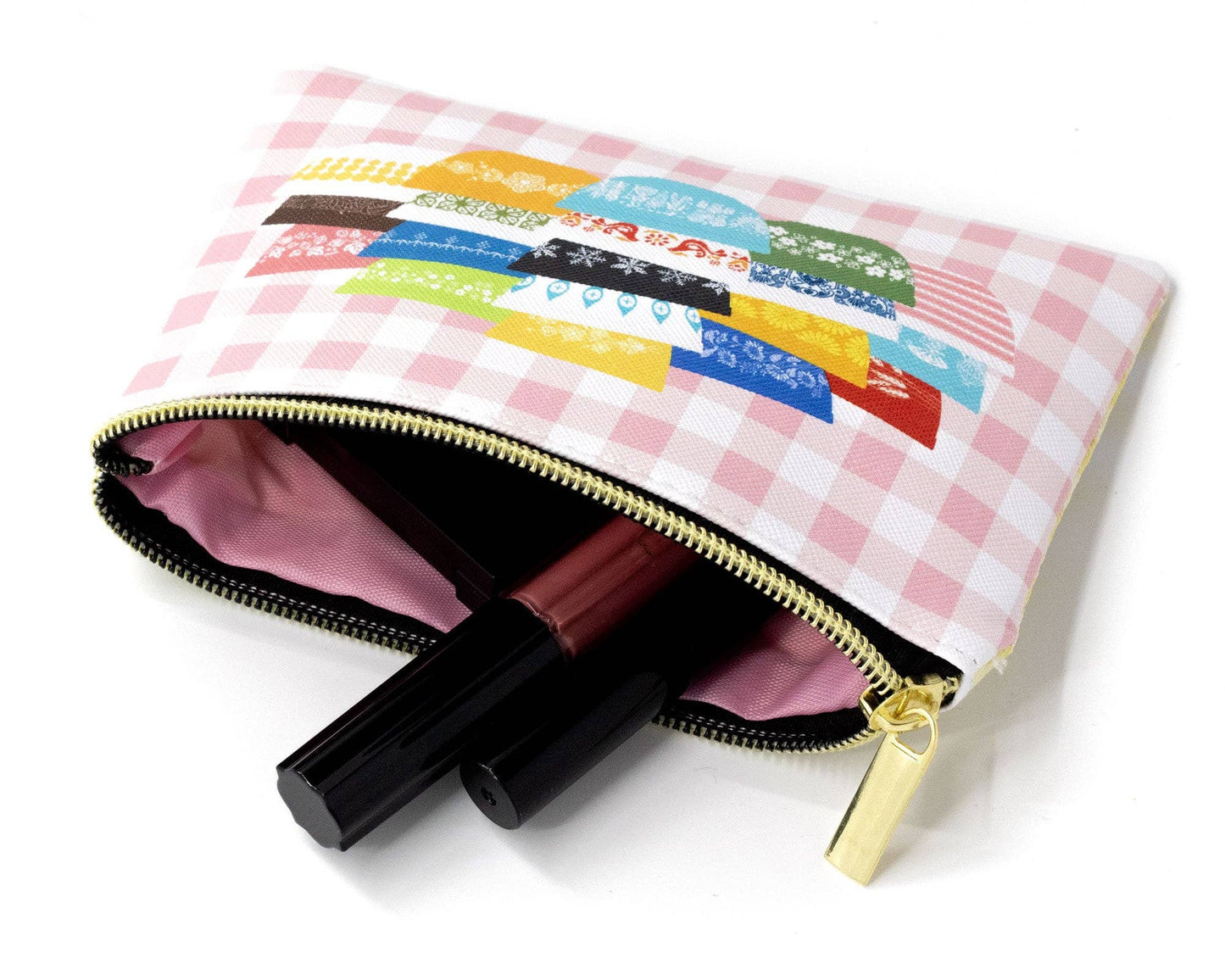 Vintage Bowl Stacks Zipper Pouch