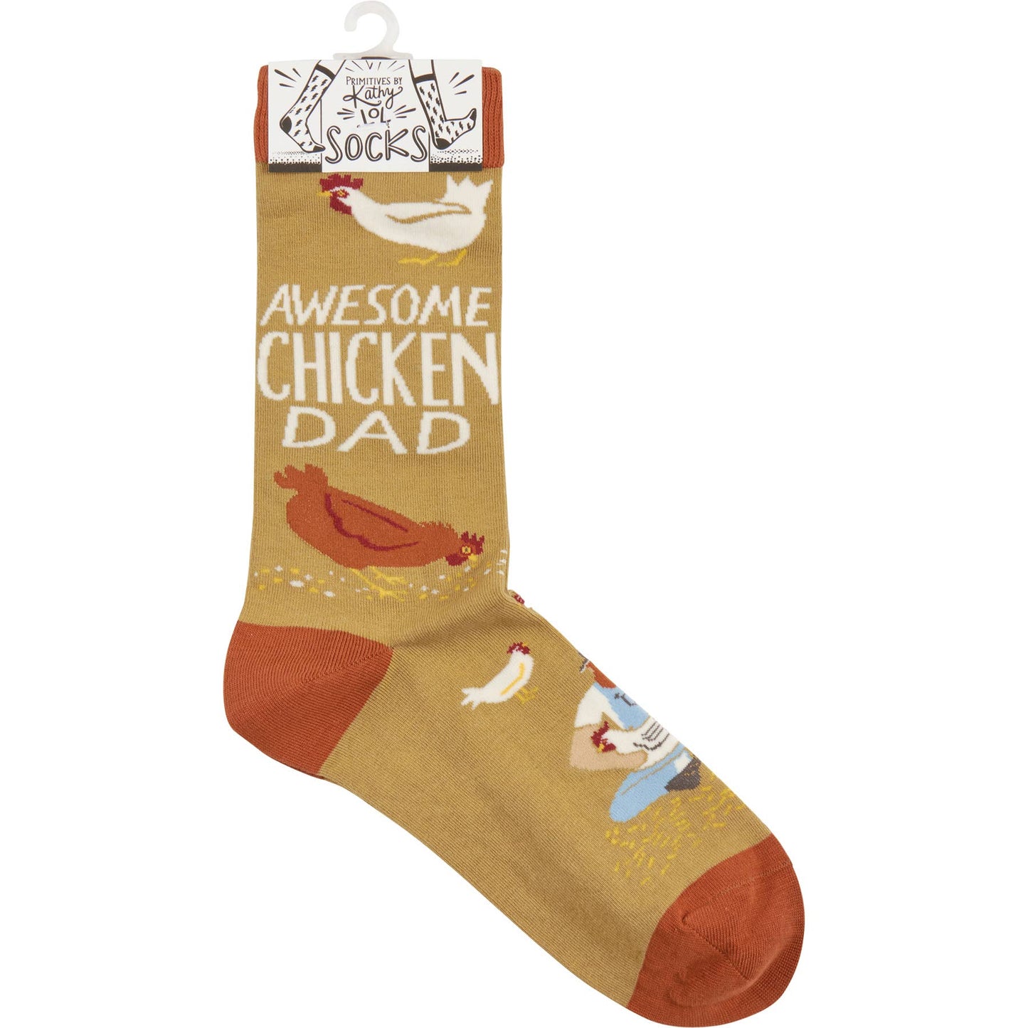 'Awesome Chicken Dad' Socks