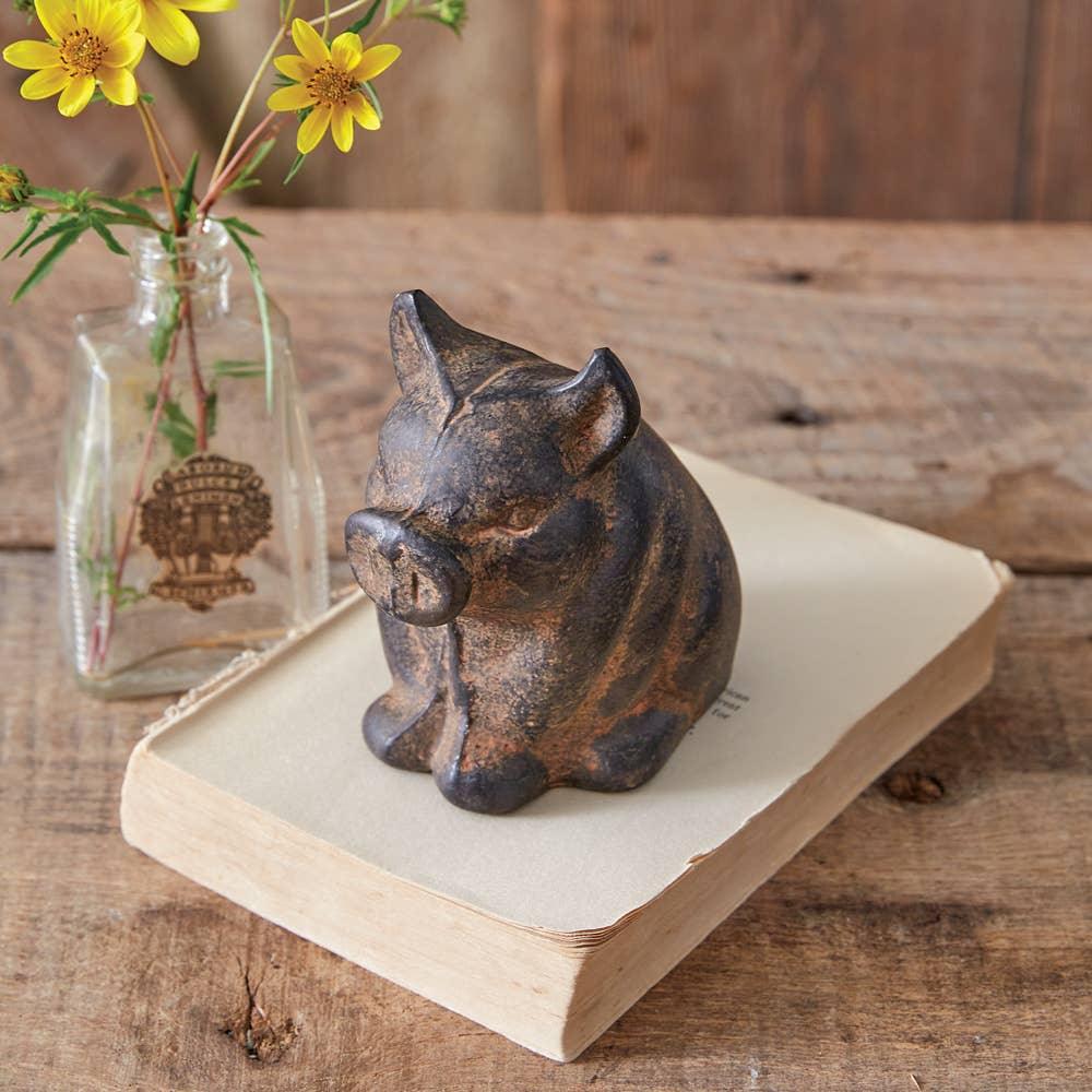 Rustic Mini Tabletop Pig - American Farm Company