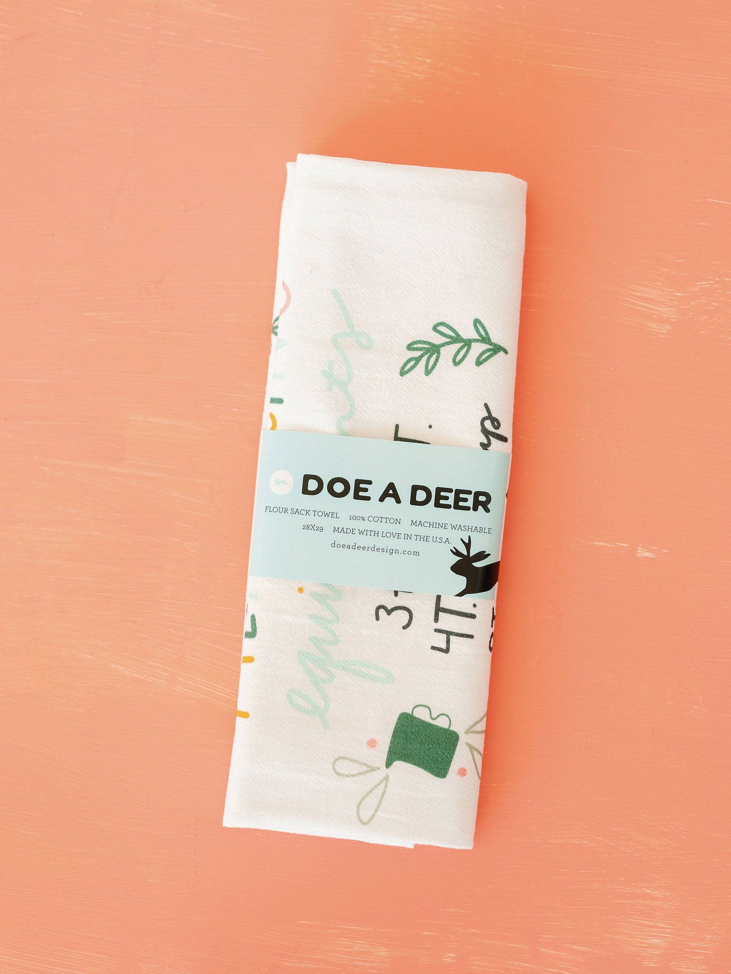 Measuring Equivalents Flour Sack Towel