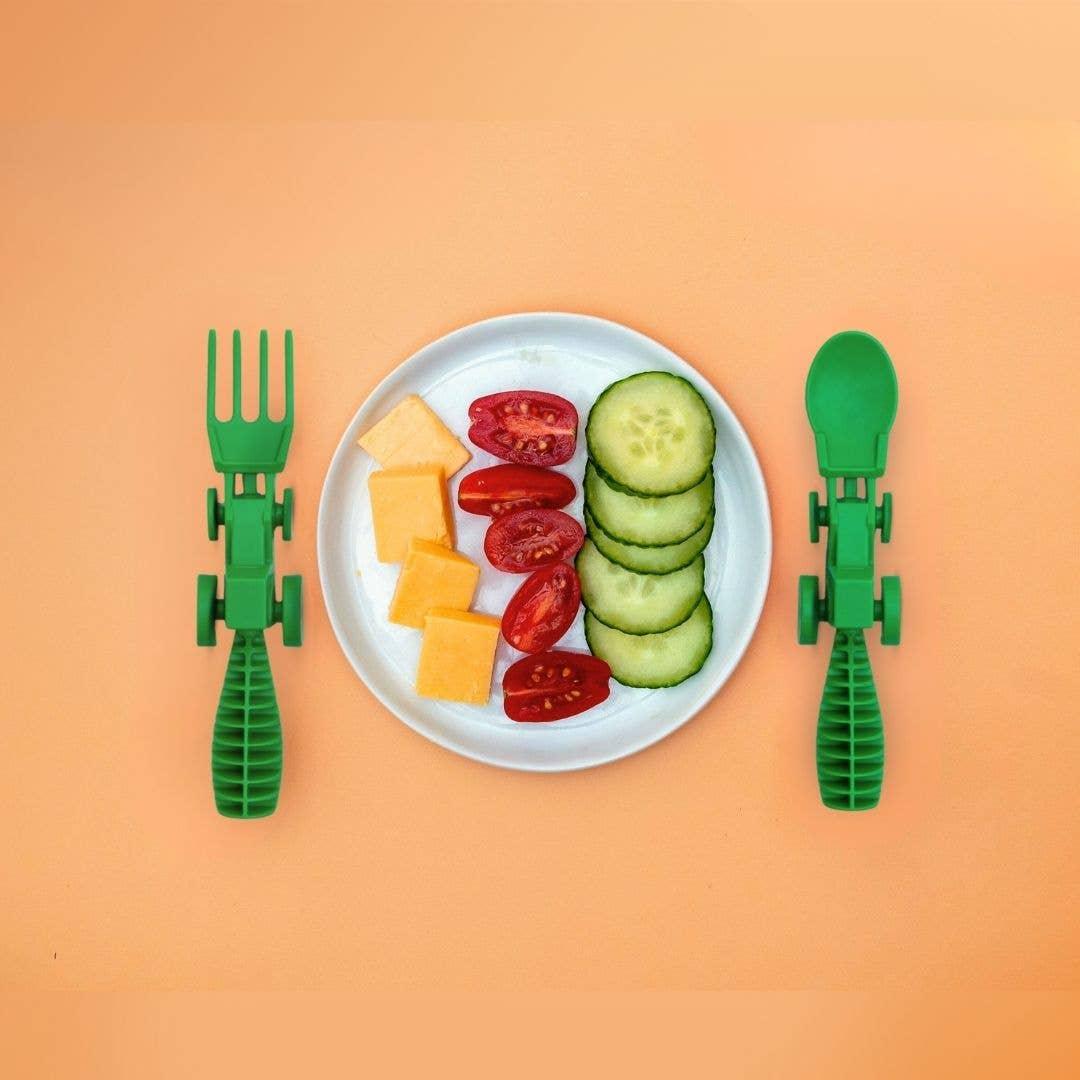 Green Tractor Utensils - Set of 2 - American Farm Company
