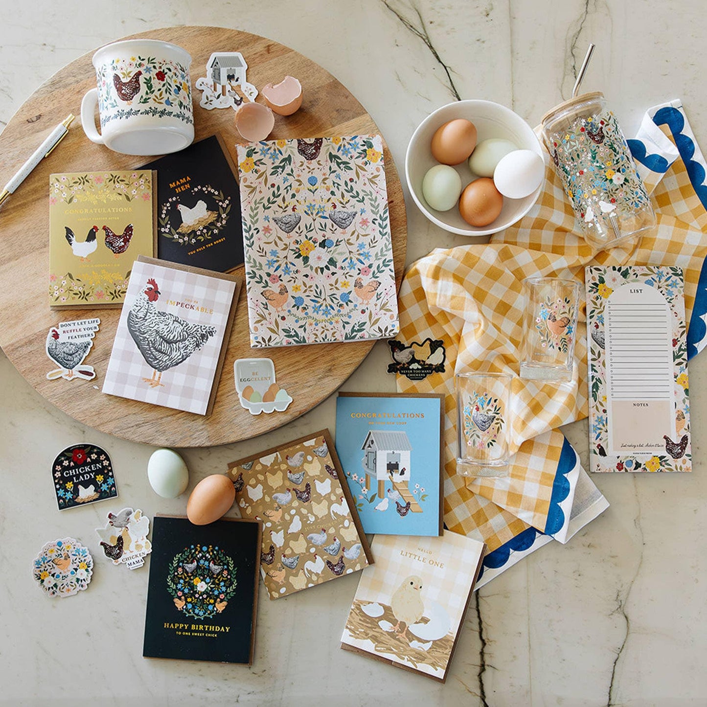 Don't Let Life Ruffle Your Feathers Chicken Decal Sticker