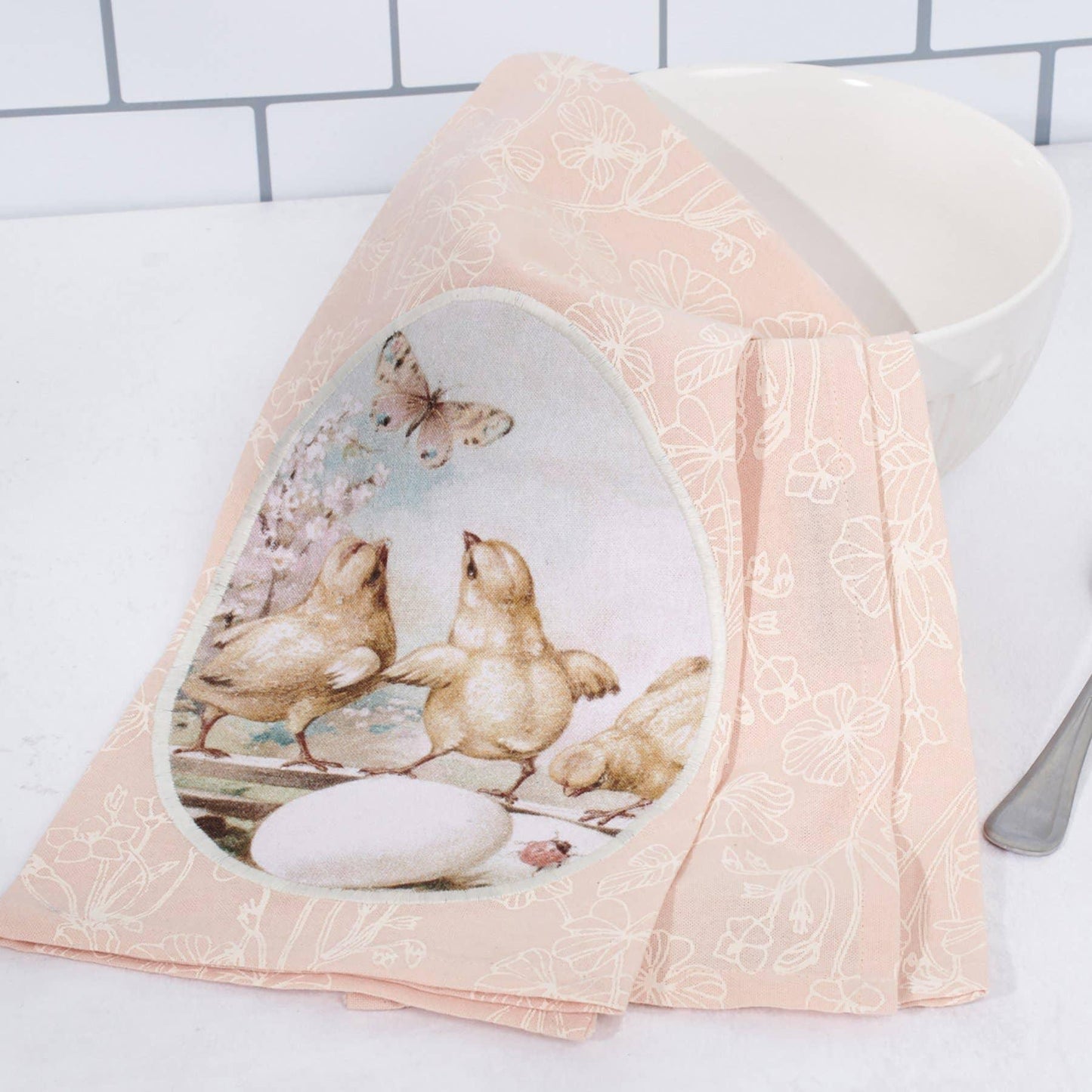Pink Chick Kitchen Towel - American Farm Company