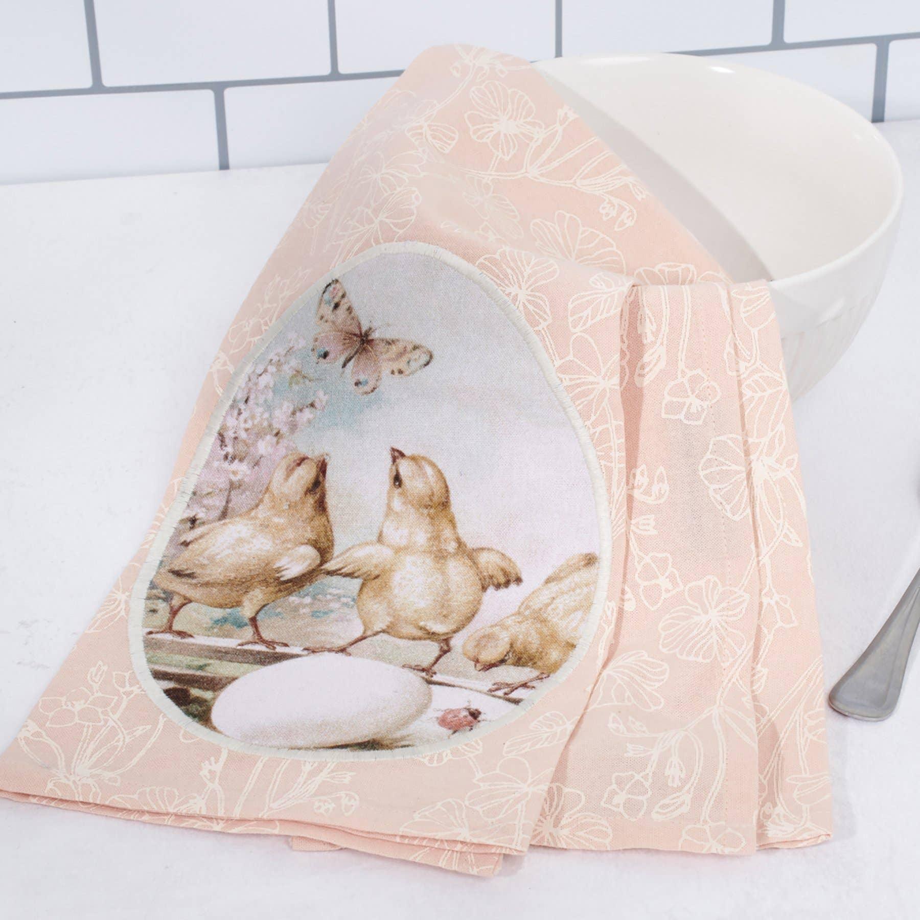 Pink Chick Kitchen Towel - American Farm Company