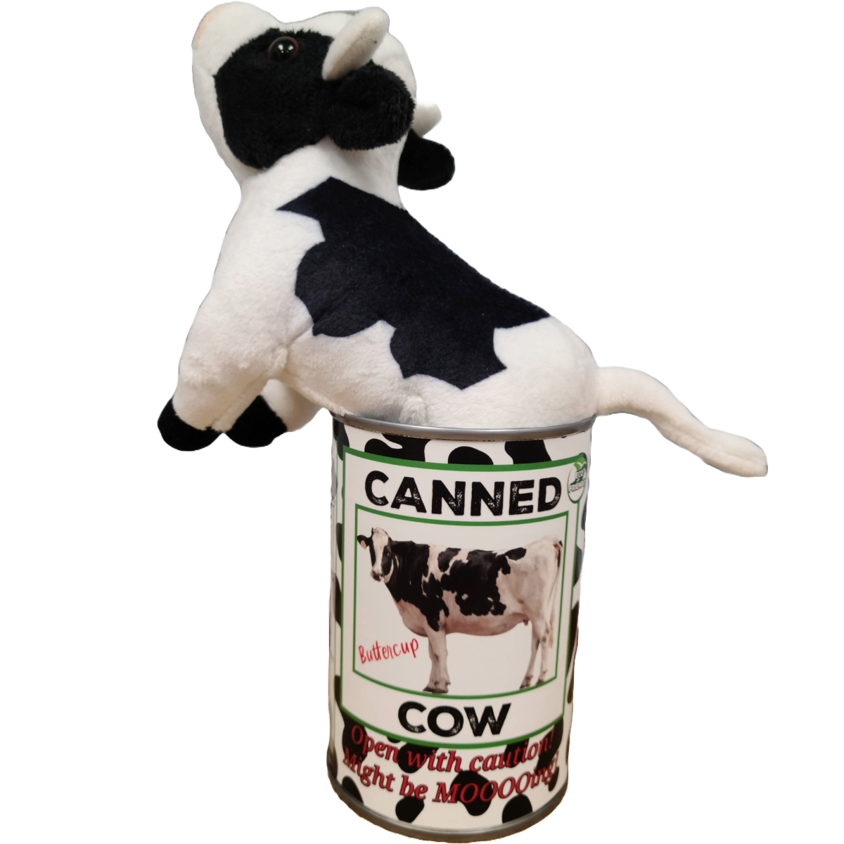 Canned Cow | Plush w/ Jokes