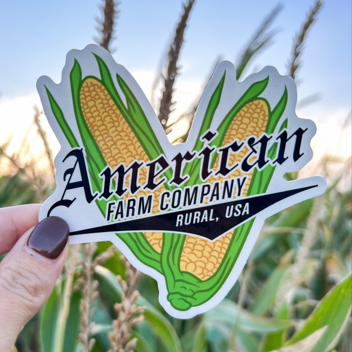 Old English Corn Sticker - American Farm Company