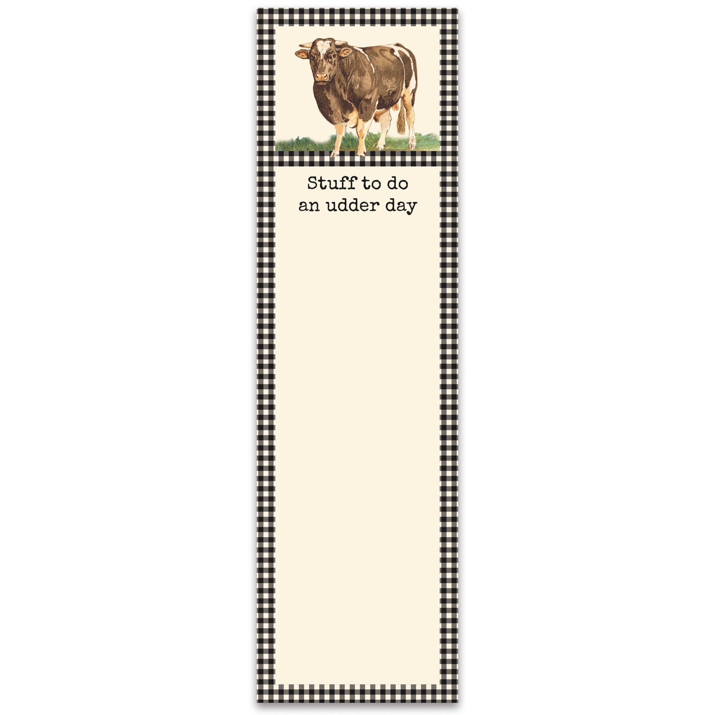 'Stuff To Do An Udder Day' List Pad