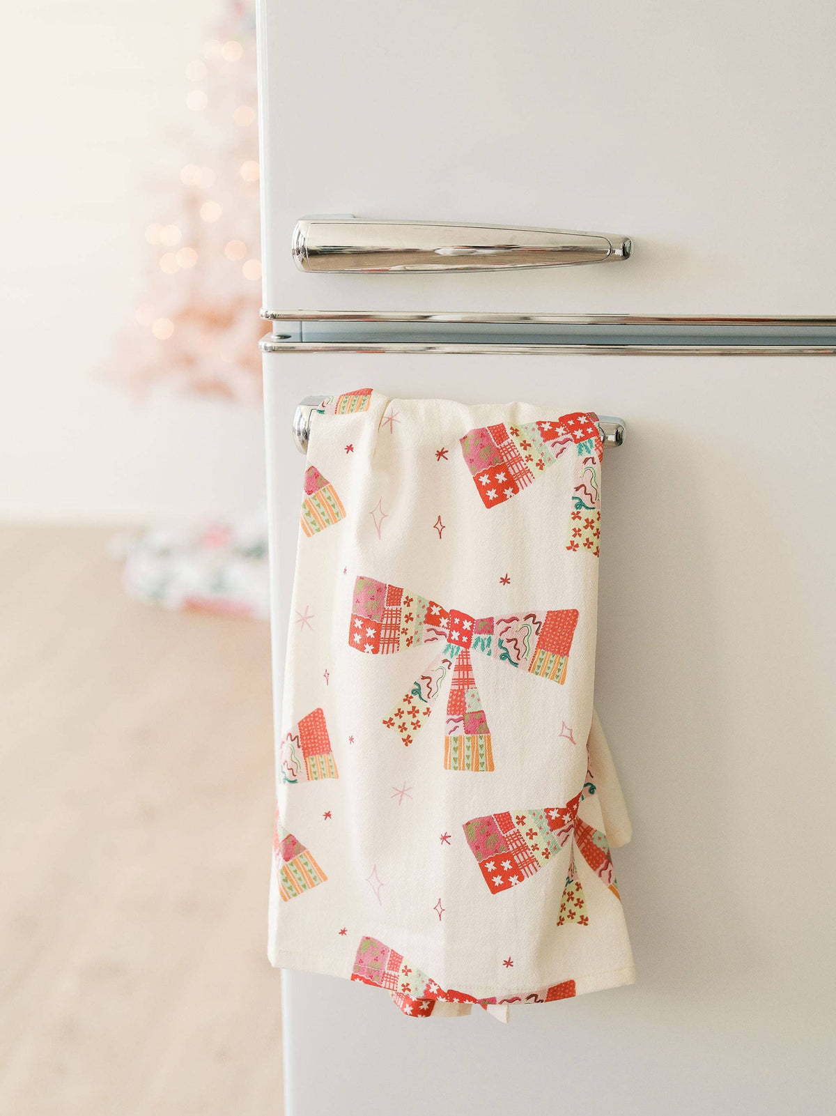 Patchwork Bows Flour Sack Towel