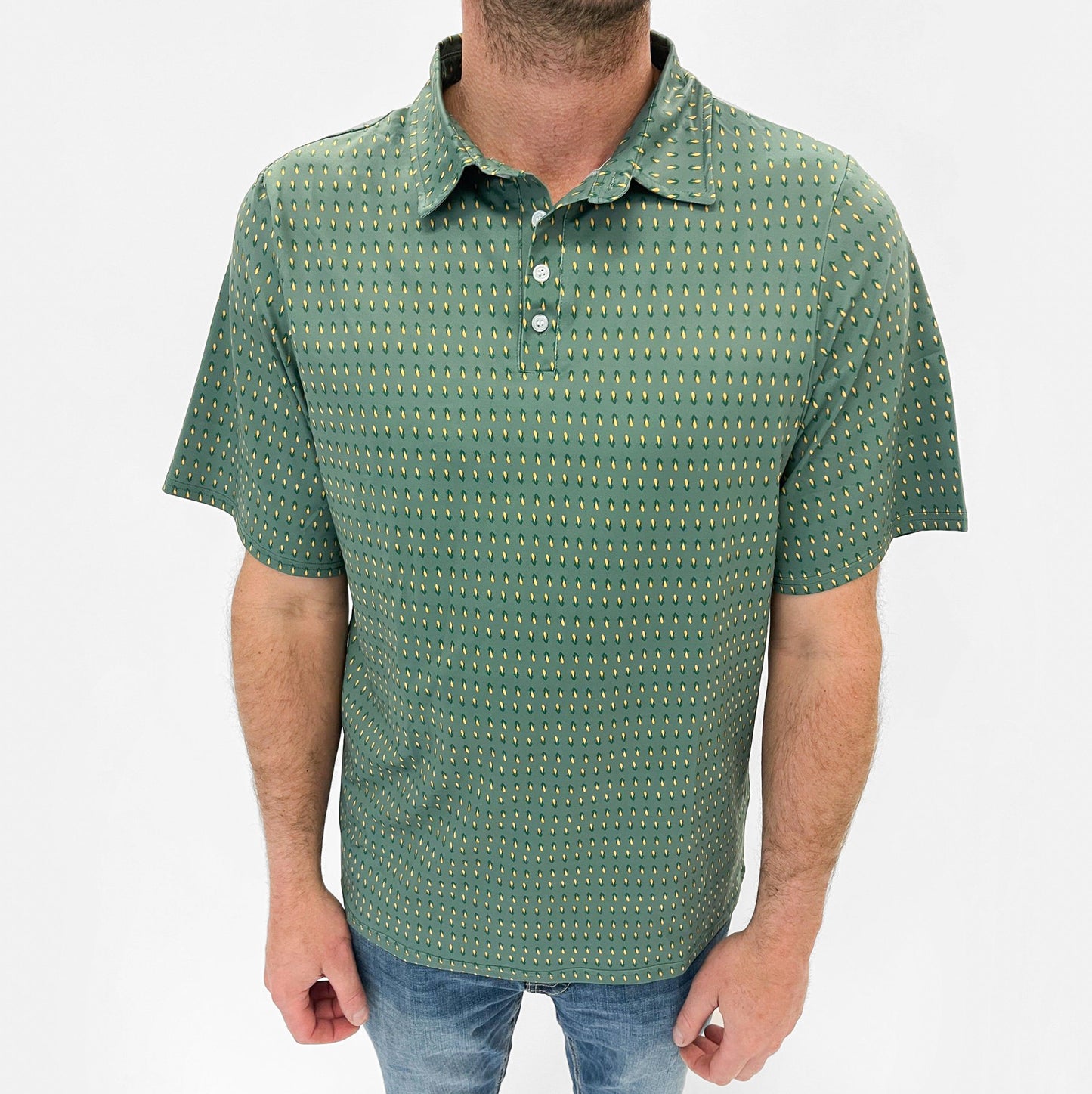 Retro Corn Performance Polo