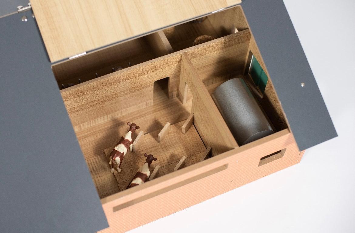 BARN ONLY - Wooden Toy Dairy Cattle Shed - American Farm Company