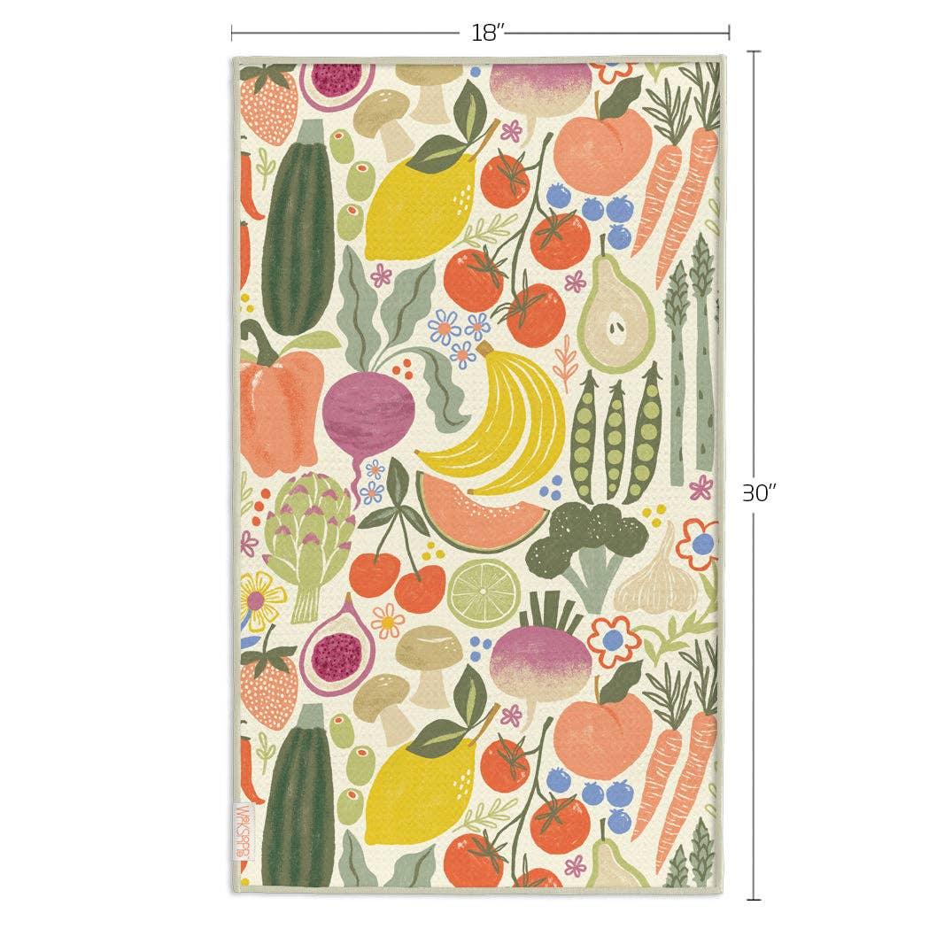 Farm Stand Microfiber Kitchen Towel