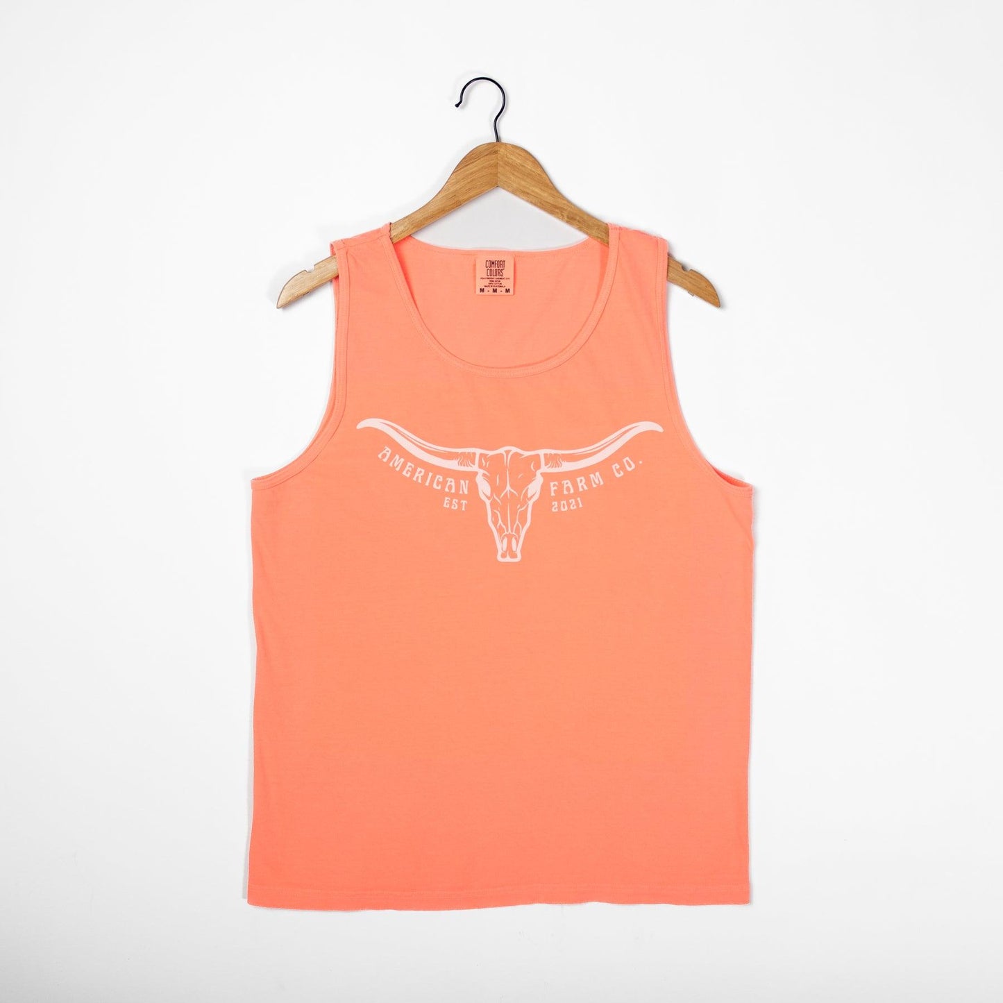 AFC Skull Horns Neon Tank Top - American Farm Company