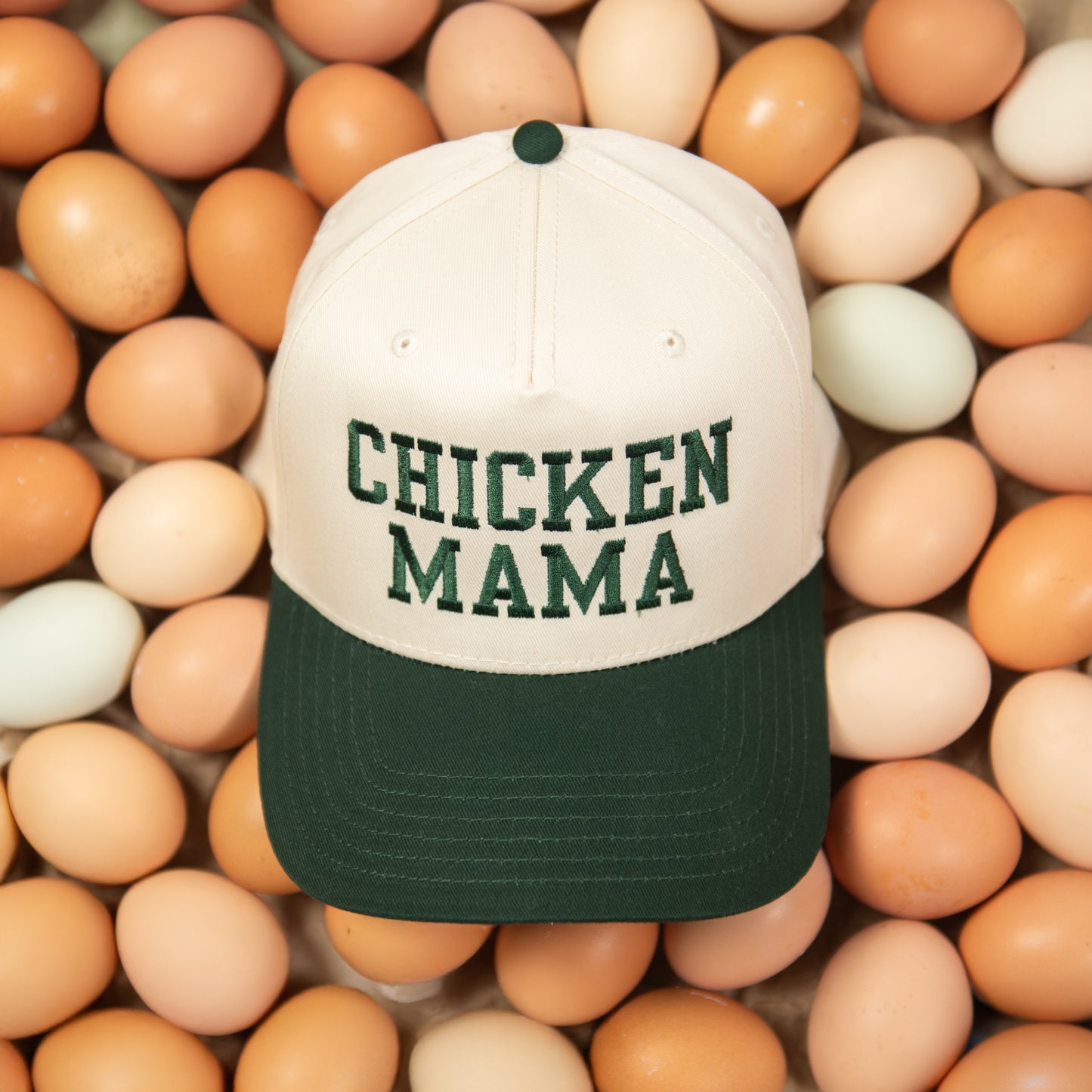 'Chicken Mama' Embroidered Trucker Hat
