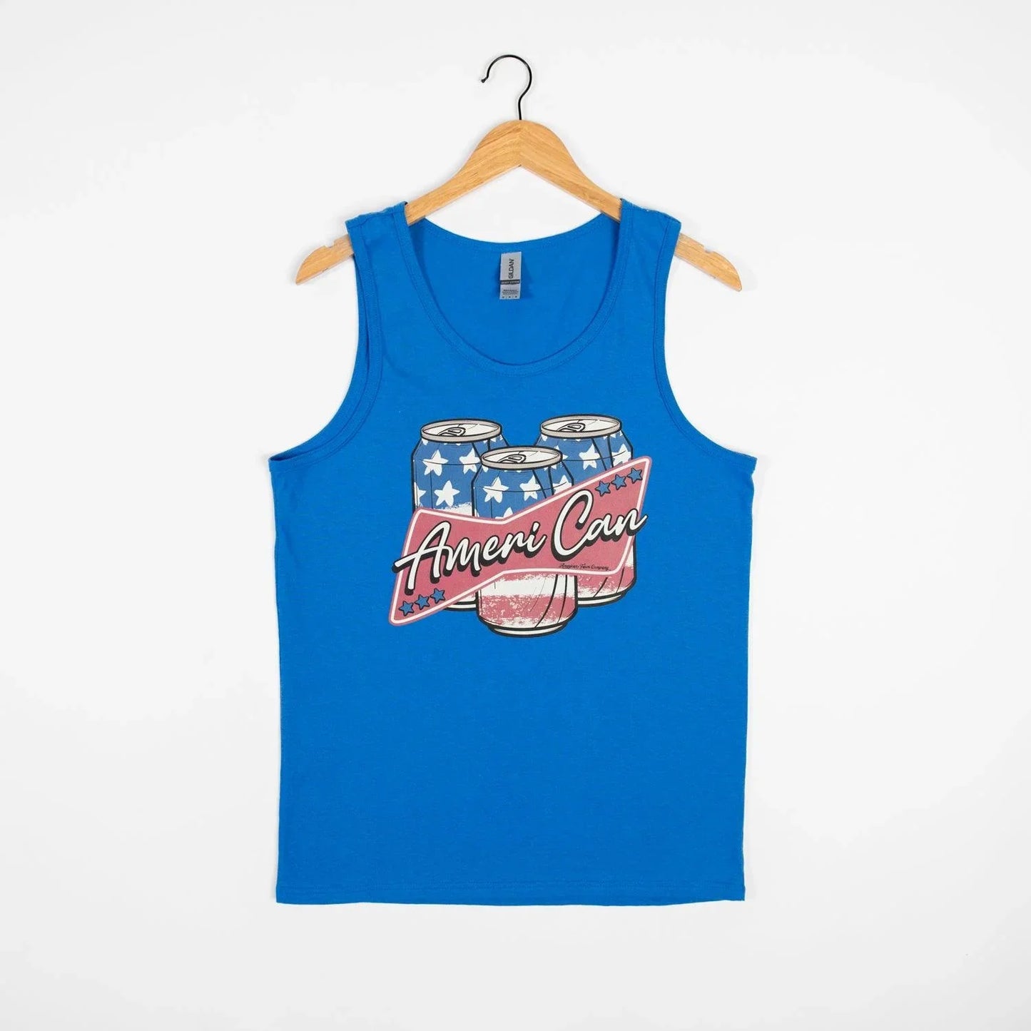 ‘Ameri-Can’ Royal Blue Tank Top - American Farm Company