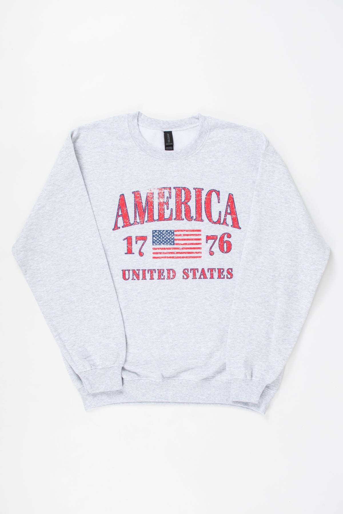 'America - 1776 - United States' Ash Crewneck