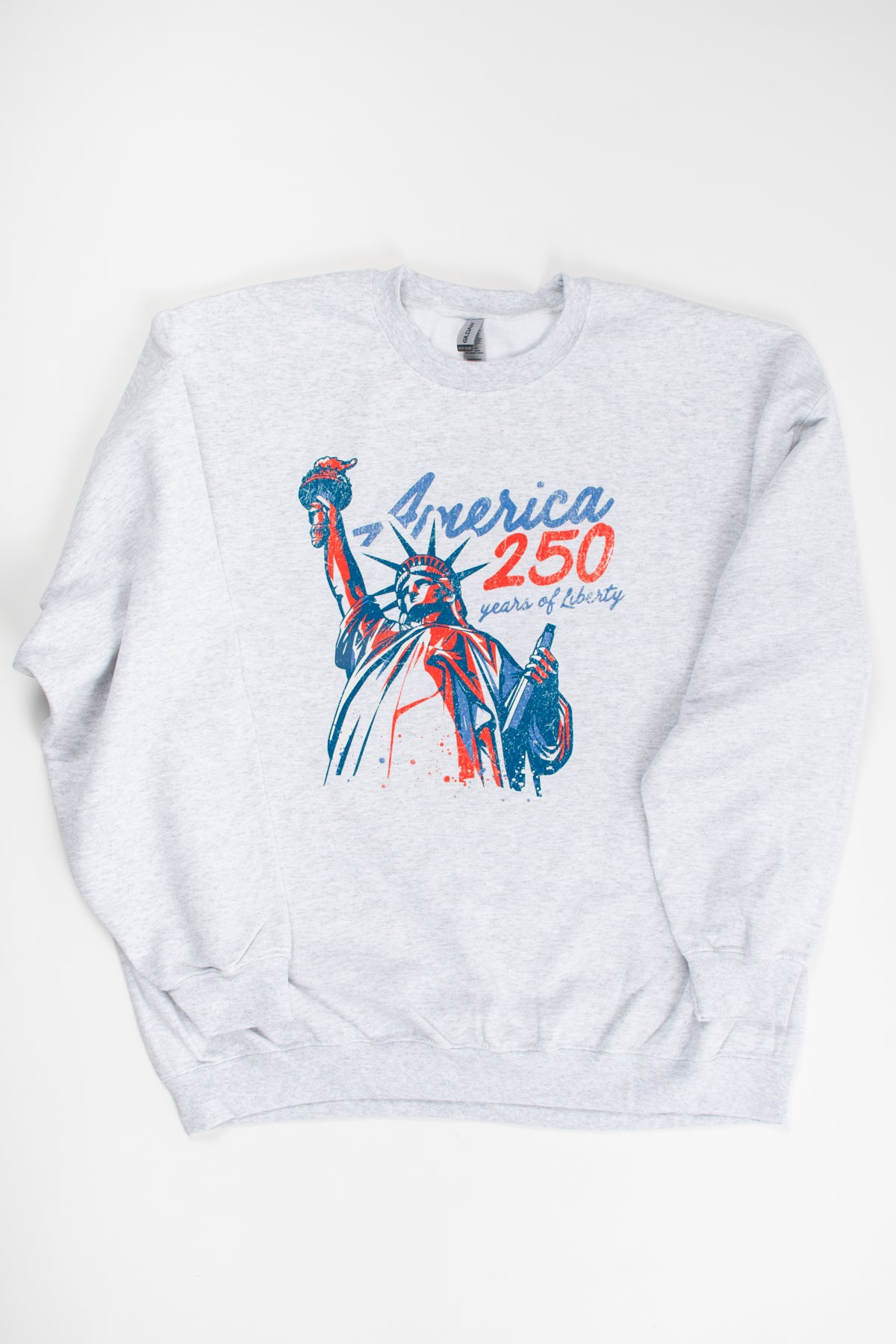 'America - 250 Years of Liberty' Ash Crewneck