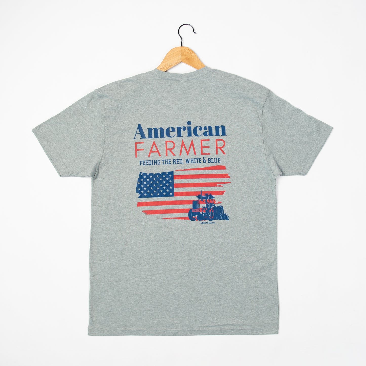 'American Farmer' Grey Tee