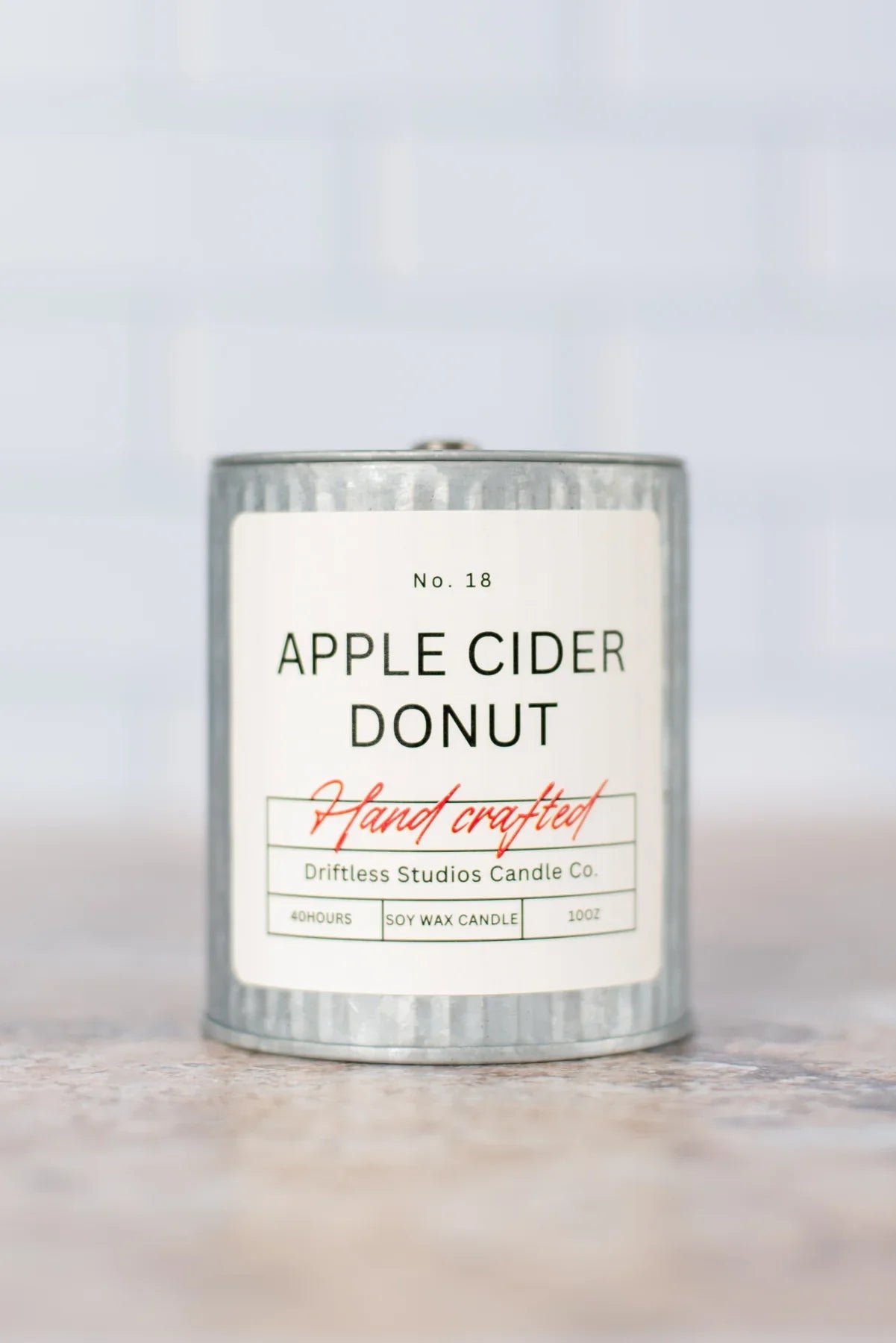 Apple Cider Donut Tin Farmhouse Candle