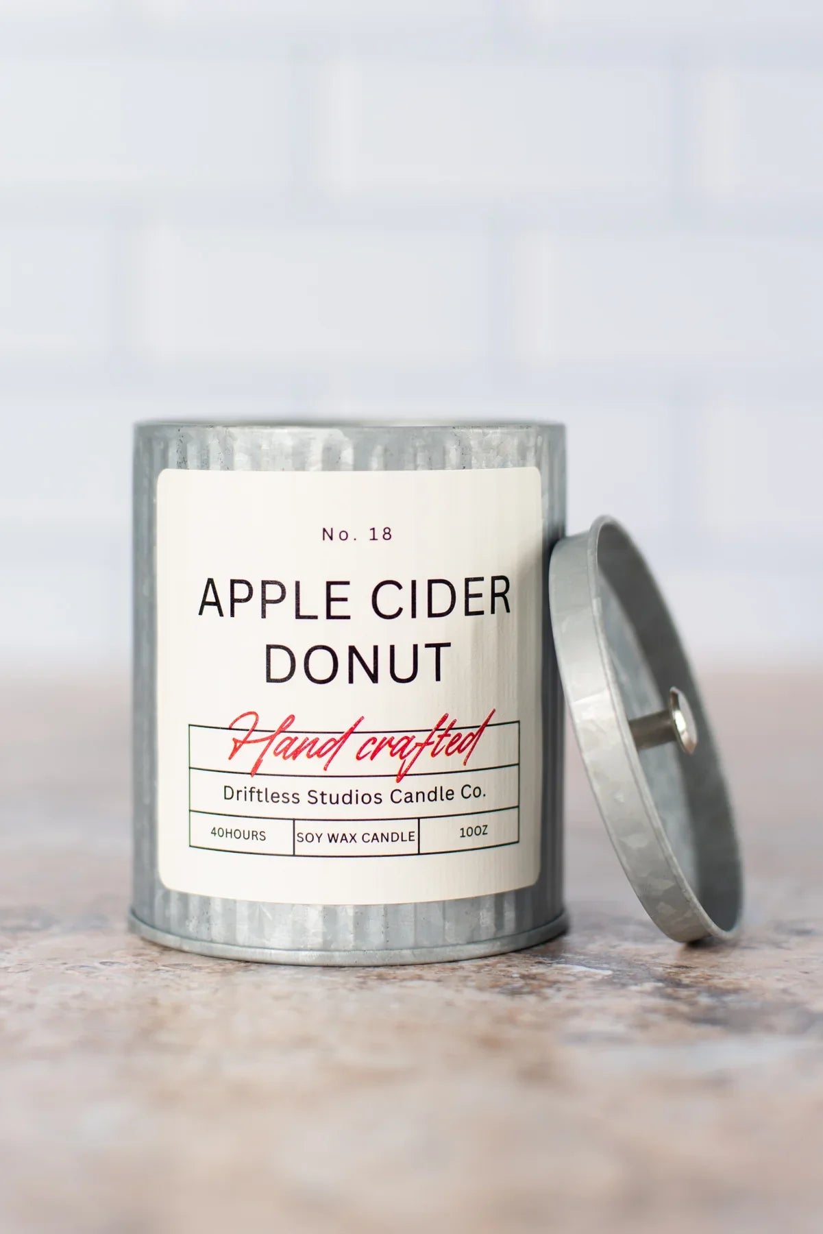 Apple Cider Donut Tin Farmhouse Candle