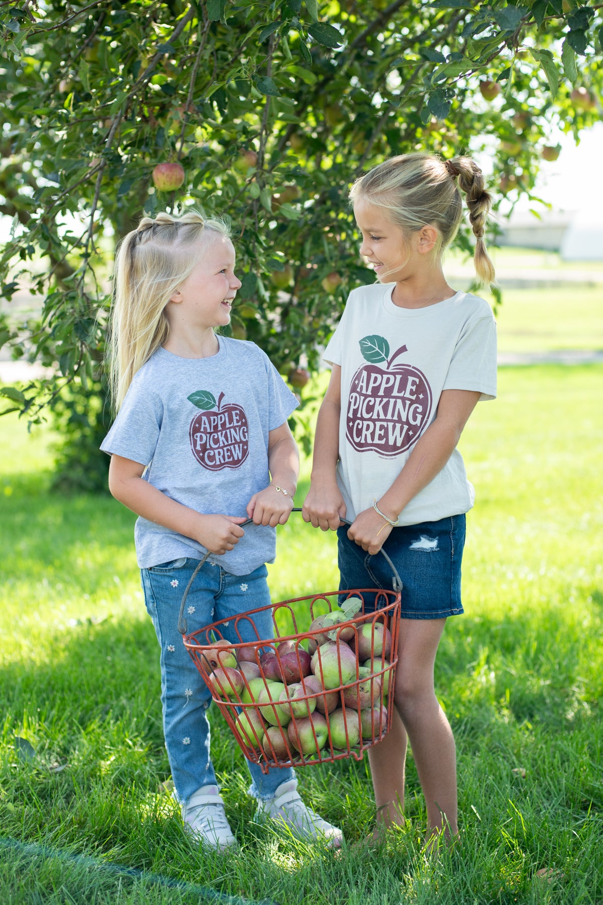 'Apple Picking Crew' Youth Tee