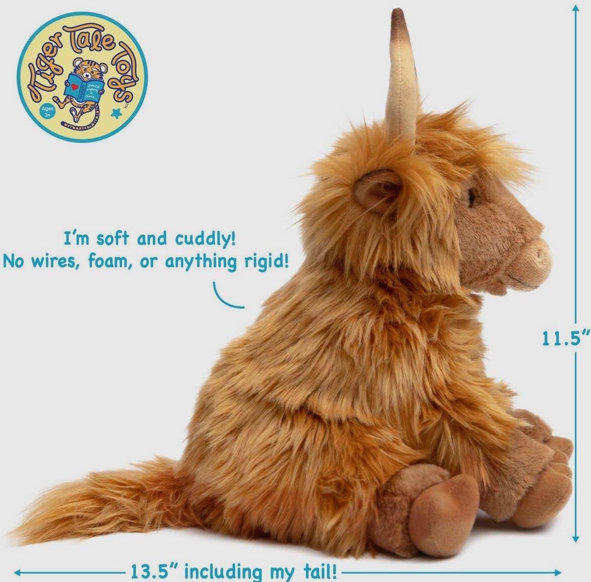Henley the Highland Cow Stuffed Animal - American Farm Company