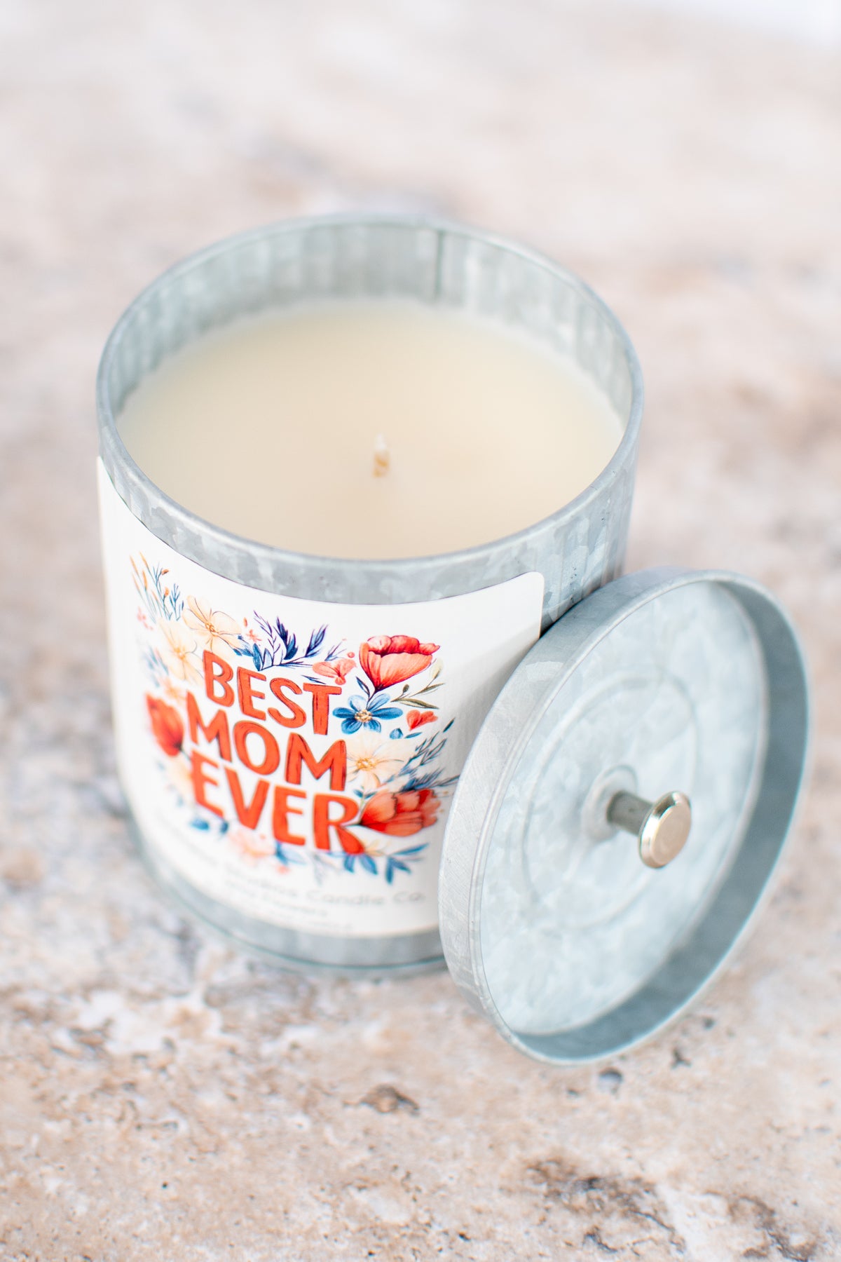 Best Mom Ever Farmhouse Tin Candle