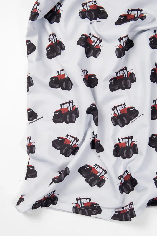 Big Red Tractor Full/Queen Duvet Cover
