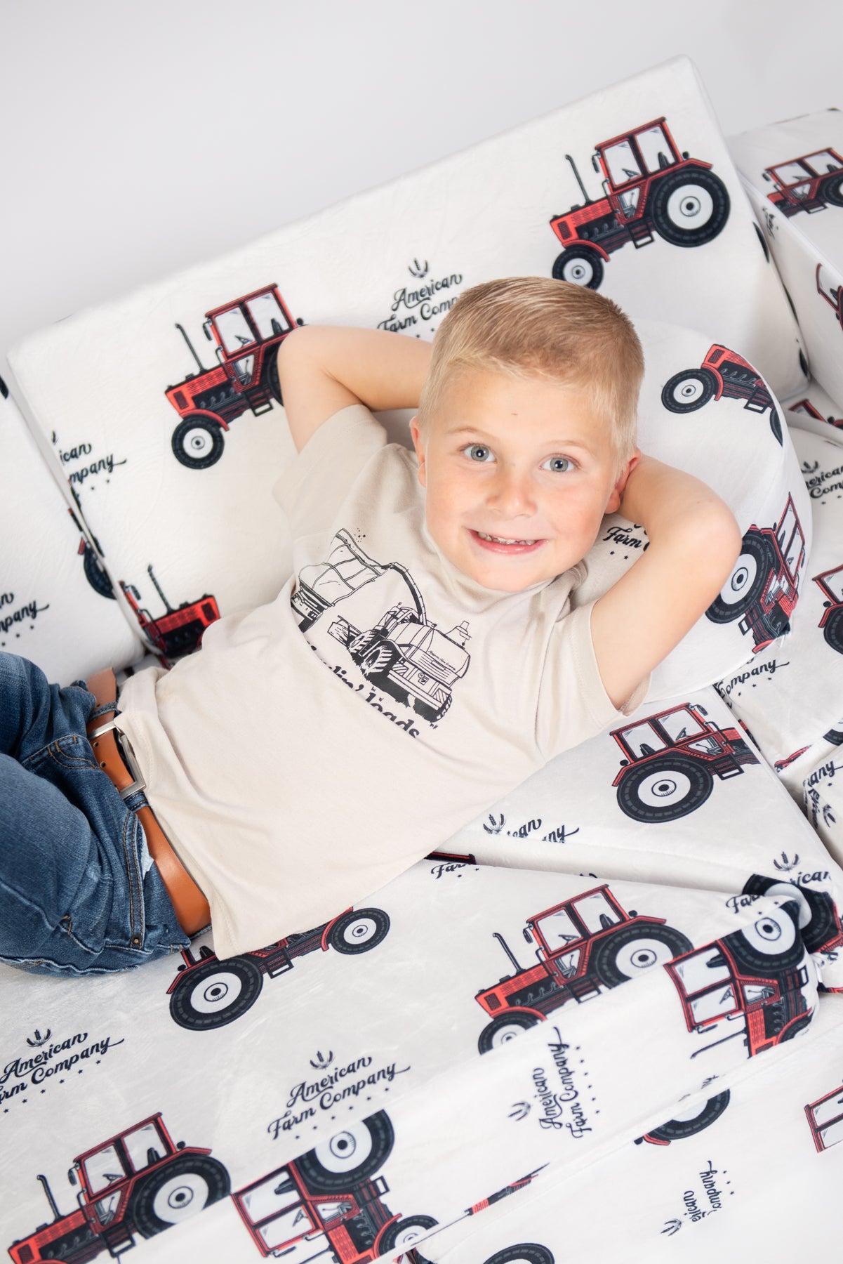 Big Red Tractor Kids 14pc Foam Couch *PREORDER*