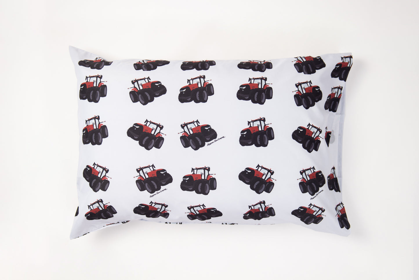 Big Red Tractor Pillow Case