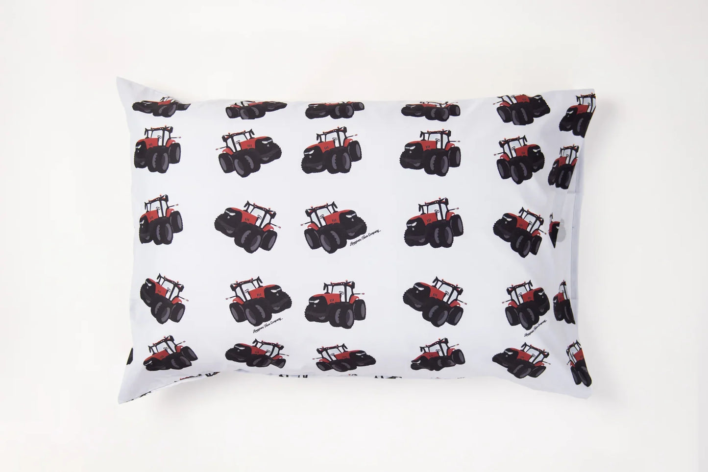 Big Red Tractor Pillow Case
